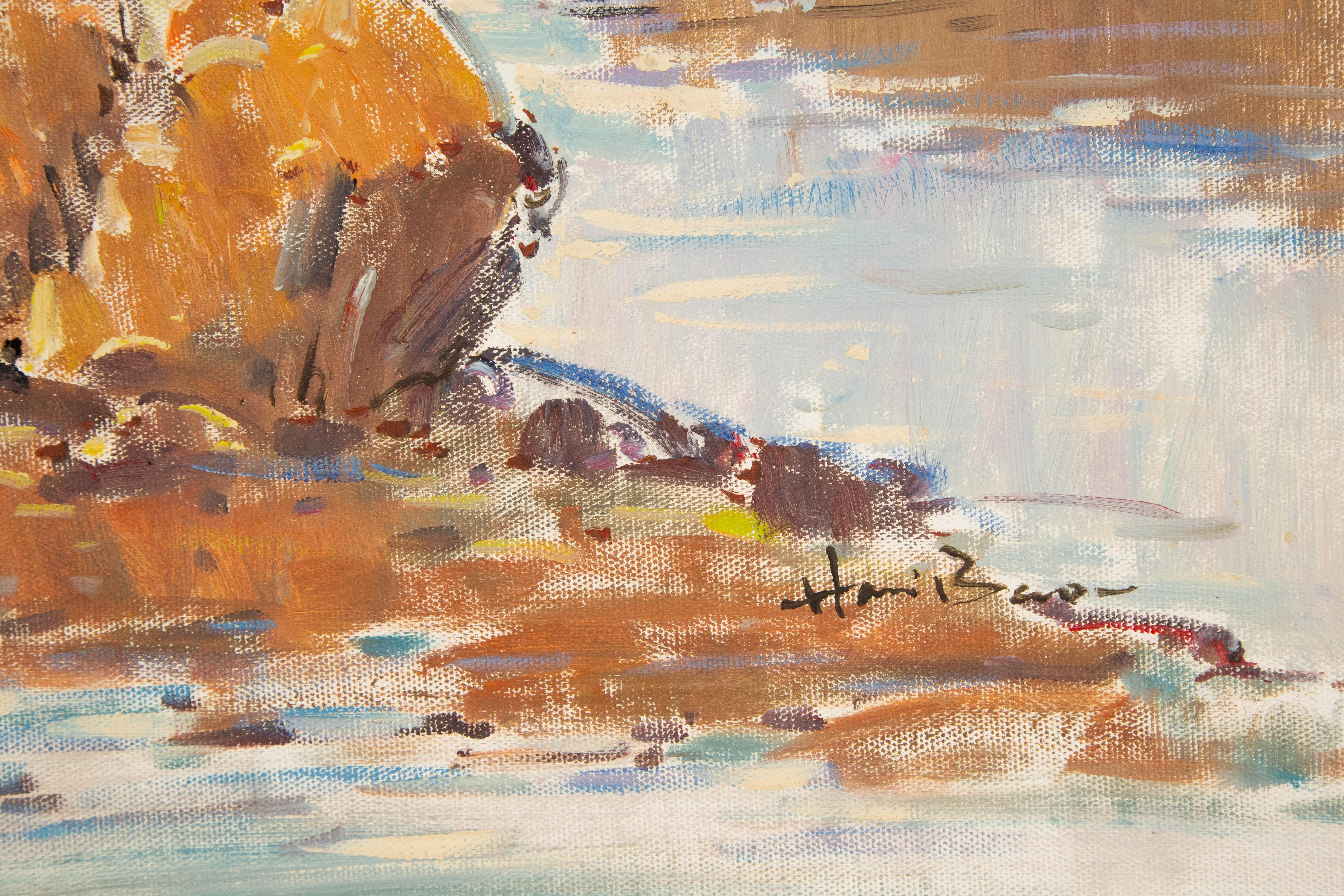 Haibao Chen Impressionist Original Öl auf Leinwand 