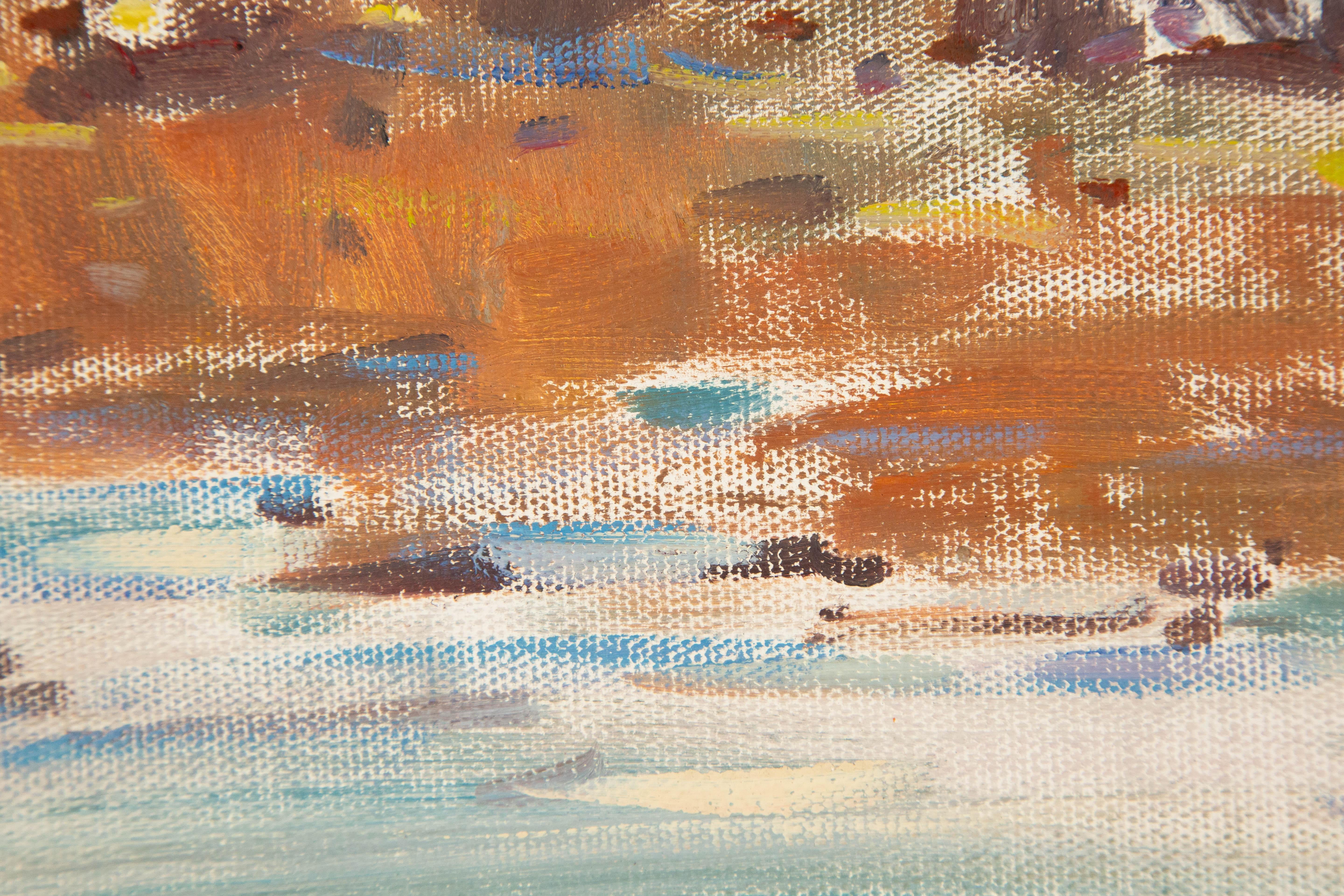 Haibao Chen Impressionist Original Öl auf Leinwand 