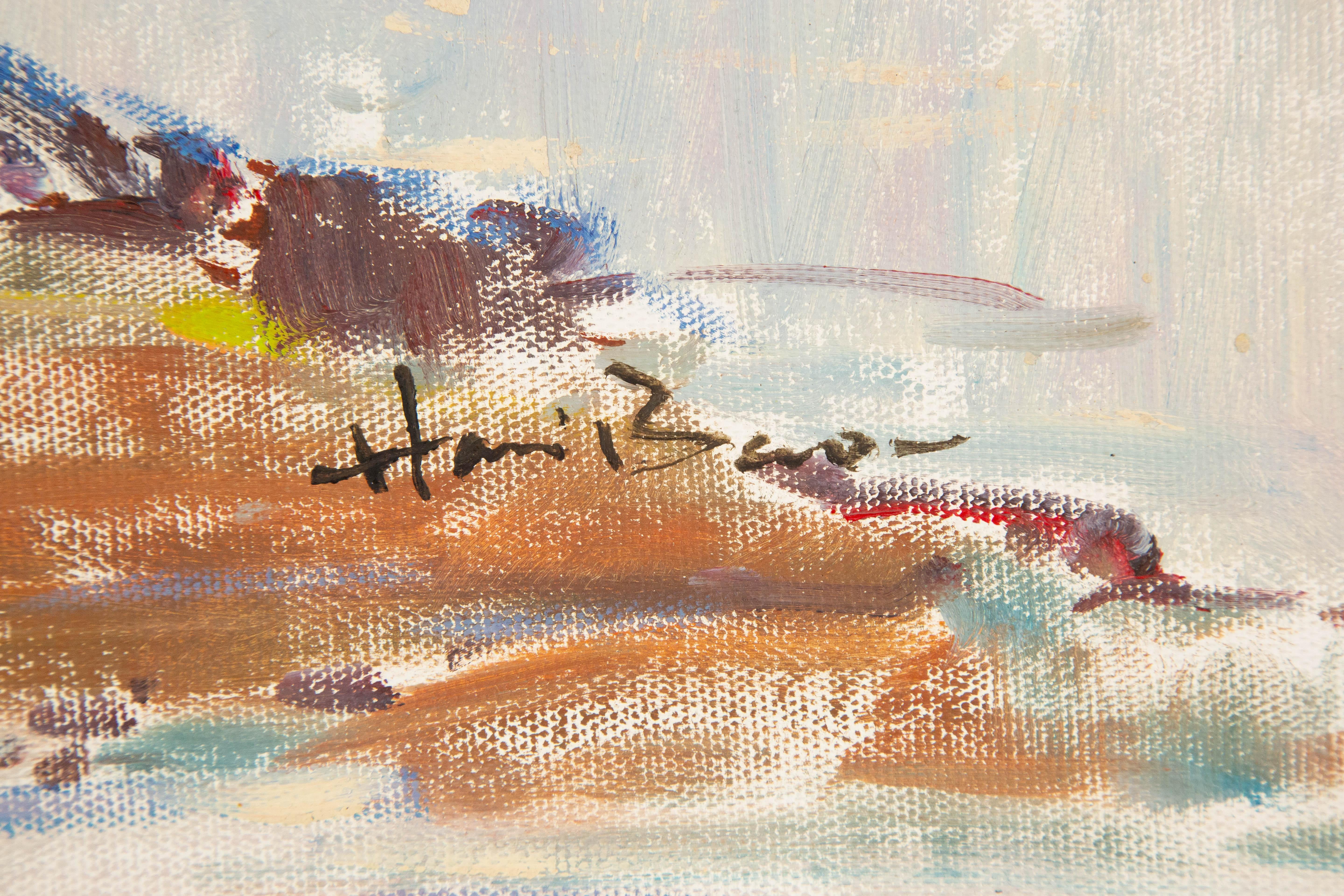 Haibao Chen Impressionist Original Öl auf Leinwand 
