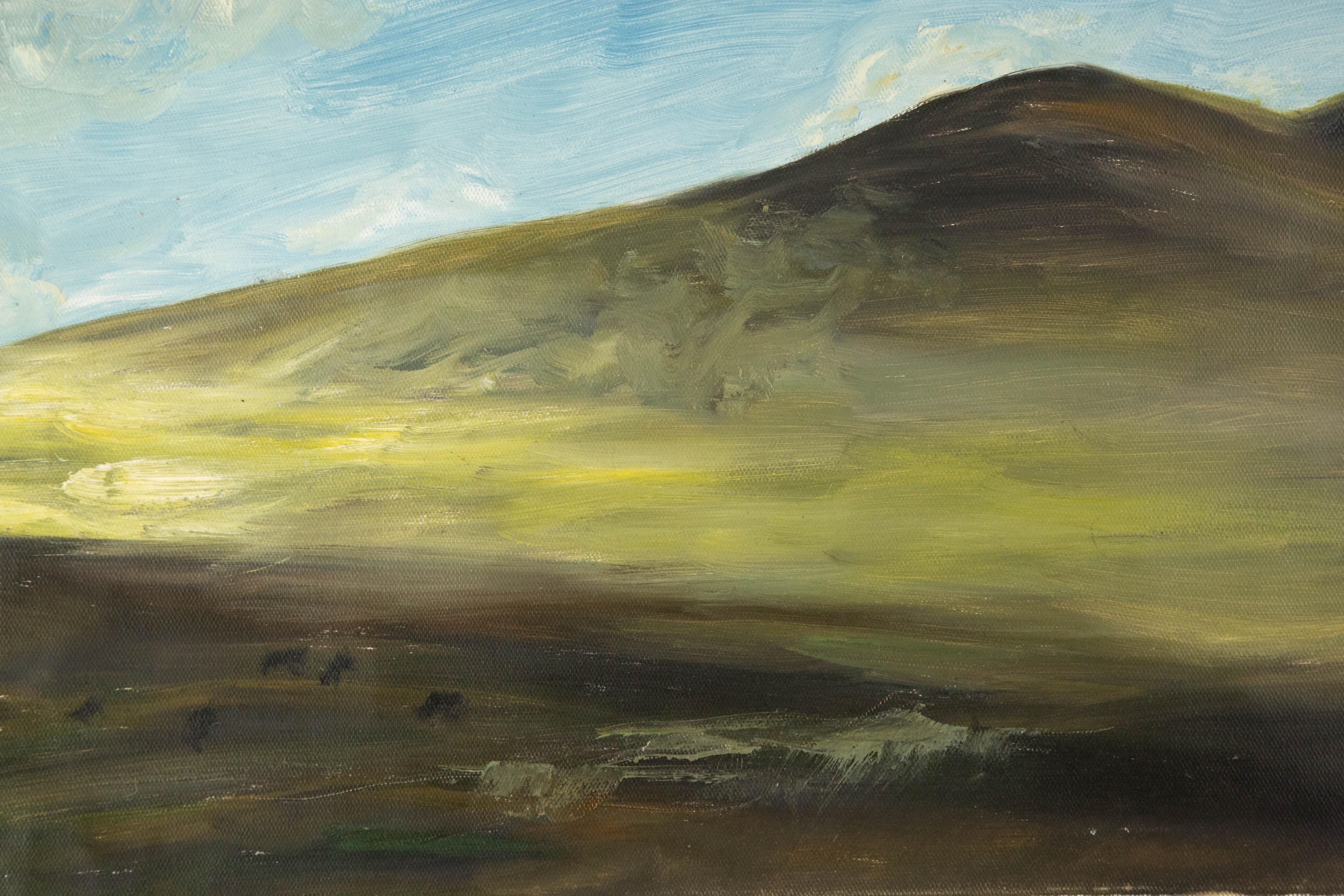 HaiBo Cao Landscape Original Oil On Canvas 