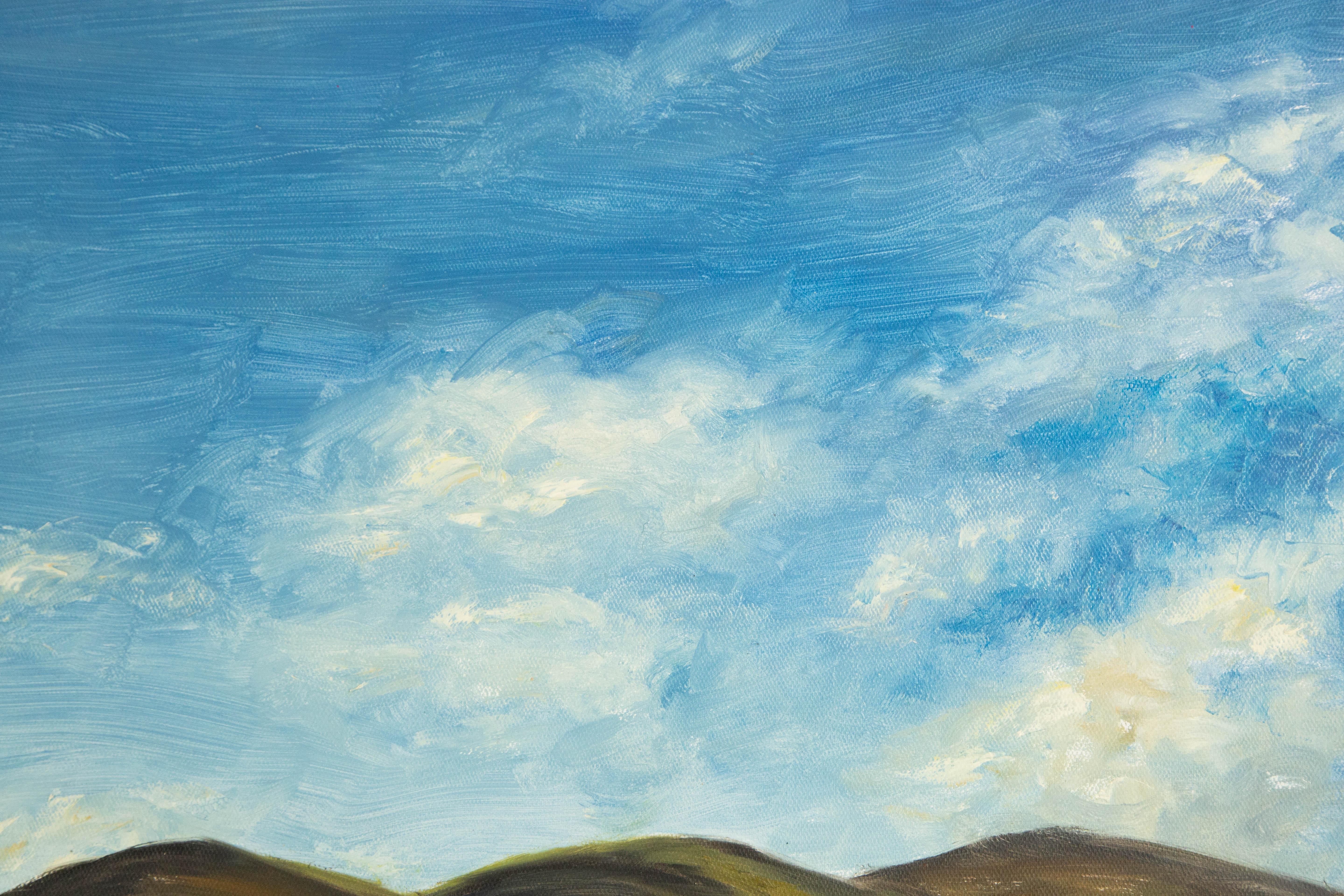 HaiBo Cao Landscape Original Oil On Canvas 
