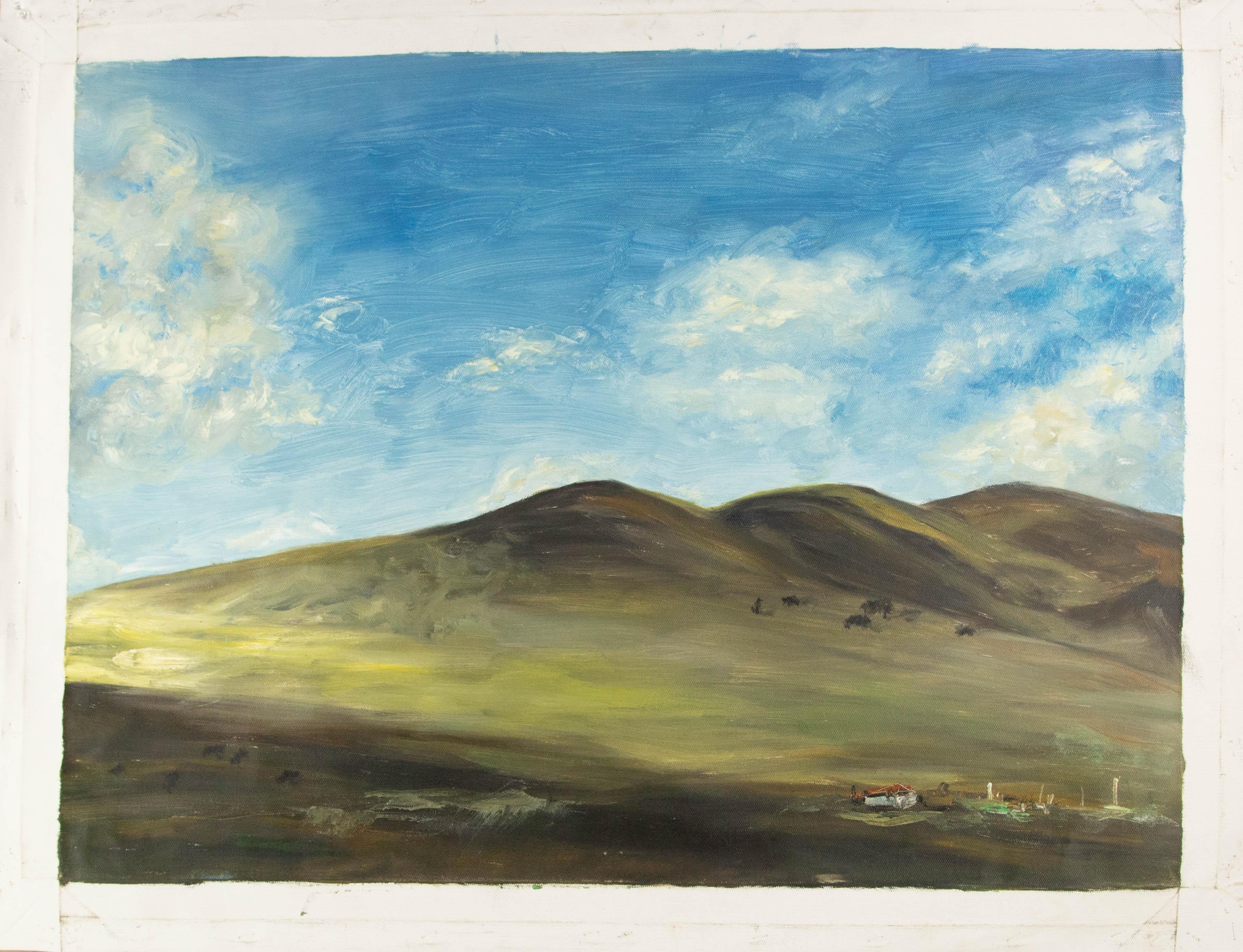 HaiBo Cao Landscape Original Oil On Canvas 