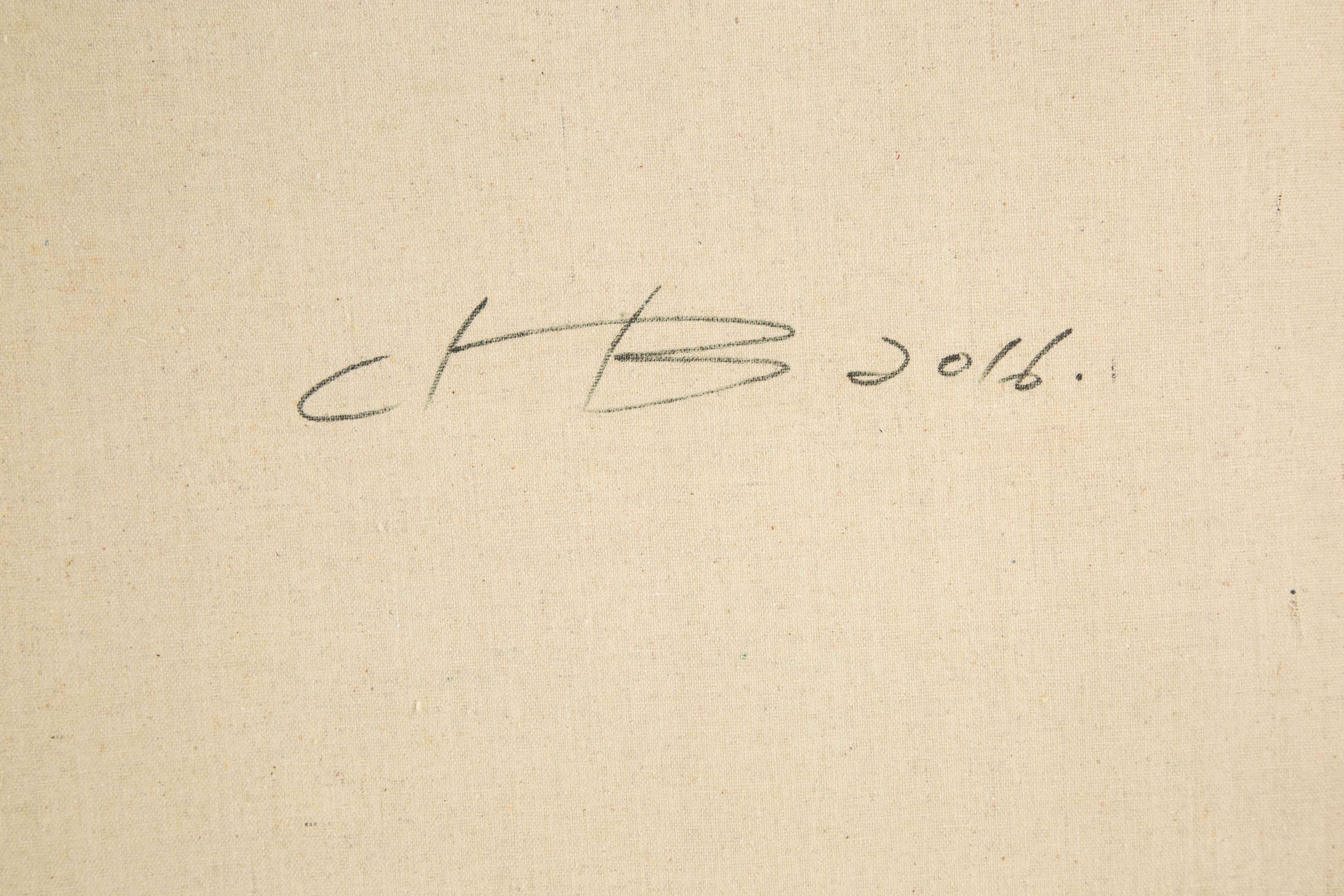 HaiBo Cao  Original Ölgemälde auf Leinwand „ Küstenansicht“ im Angebot 7