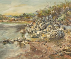 HaiBo Cao  Original Ölgemälde auf Leinwand „ Küstenansicht“