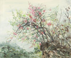 Haibo Chao - Olio su tela originale contemporaneo "Senza titolo".