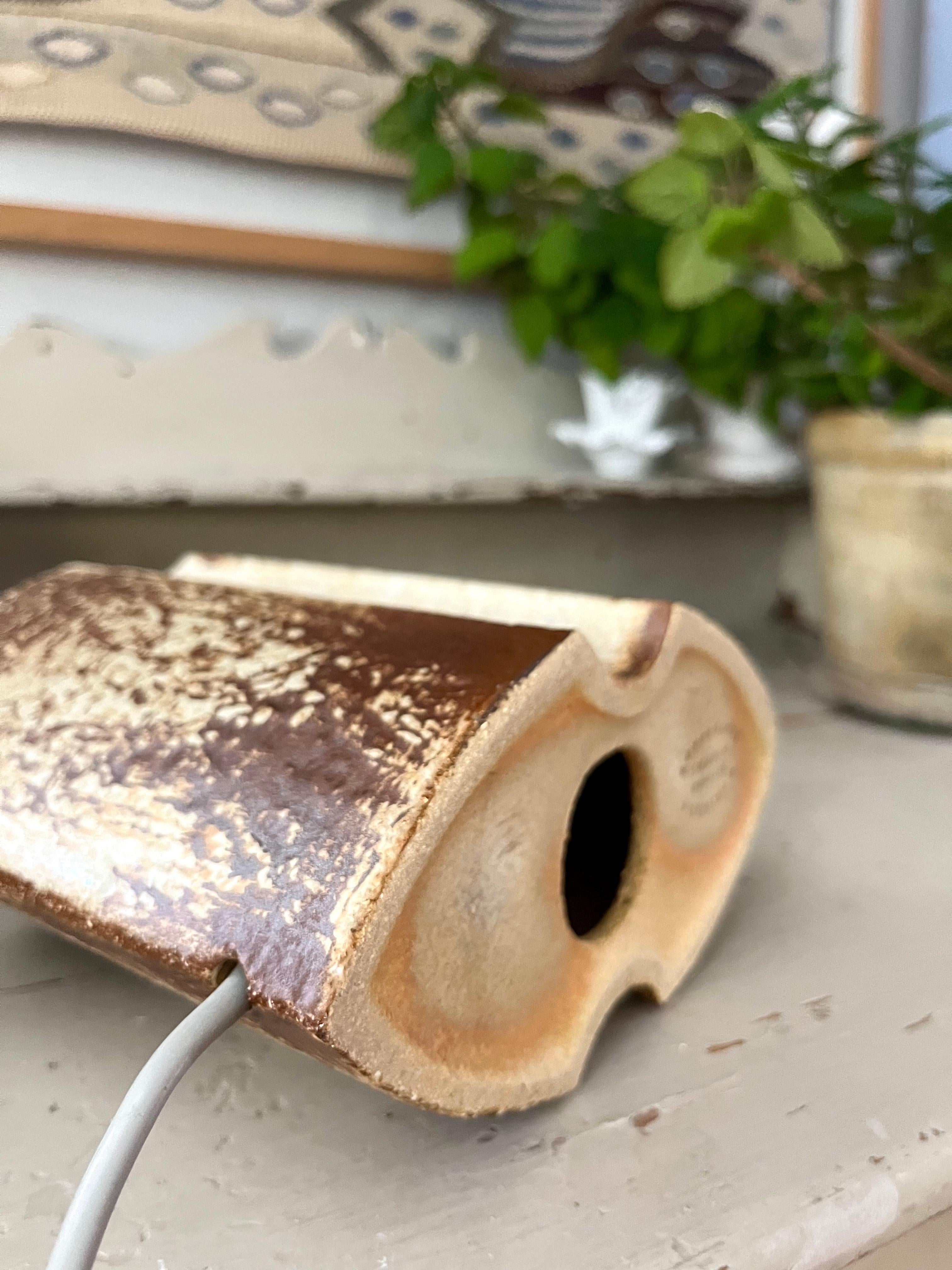 Lampe de table sculpturale en grès Haico Nitzsche pour Danish Søholm, 1970 en vente 7