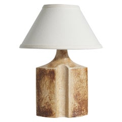 Haico Nitzsche, lampada da tavolo modello 1219-1, gres smaltato, Søholm, Danimarca, anni ’70