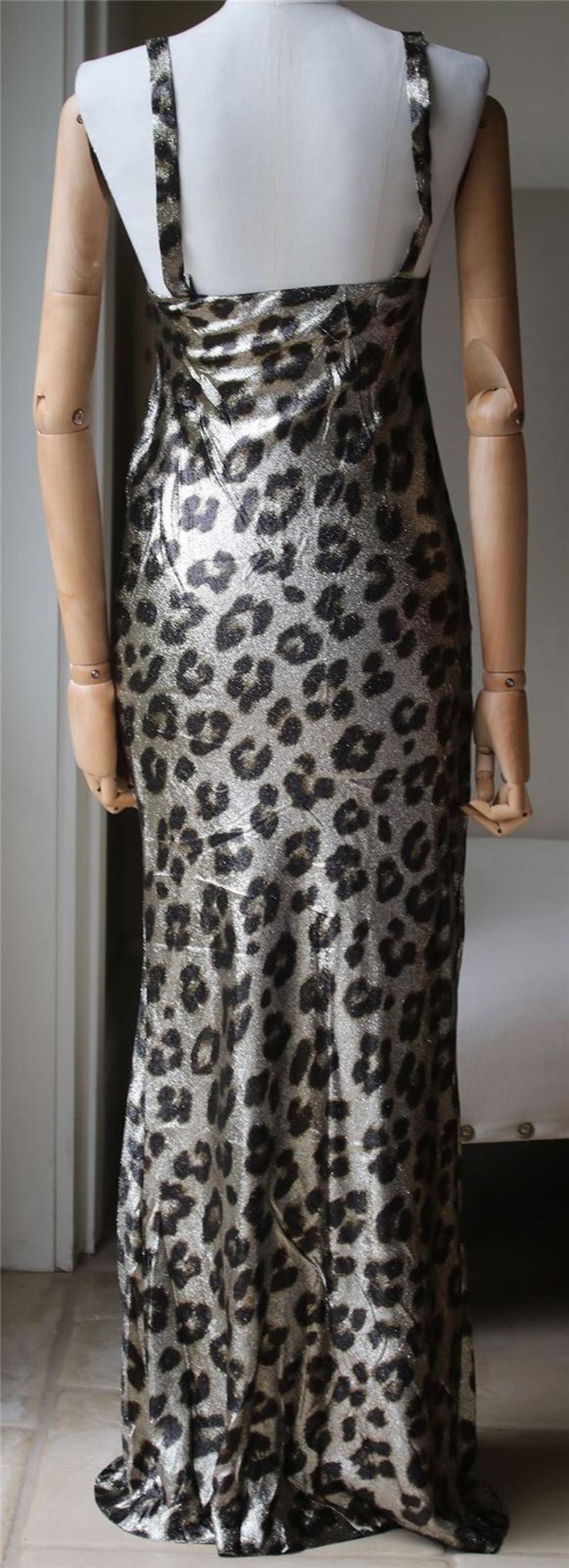 Haider Ackermann Andomeda Leopard-Print Maxi Dress  In Excellent Condition In London, GB