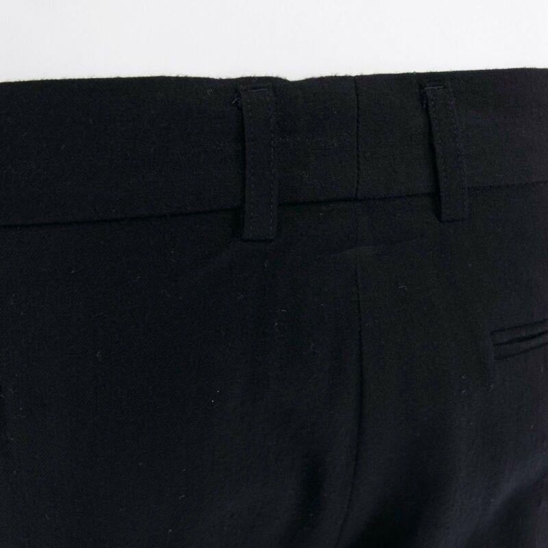HAIDER ACKERMANN pantalones slim leg de lana polar negra FR36 32 en venta 4
