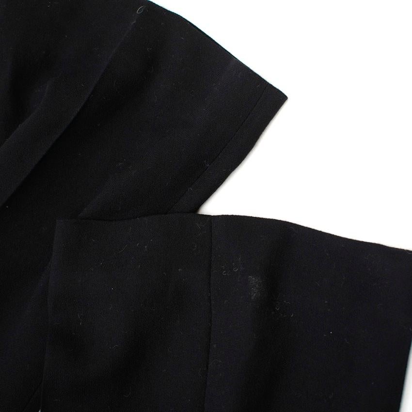 Haider Ackermann Black Long-sleeve Bicolor Jumpsuit S 38 1