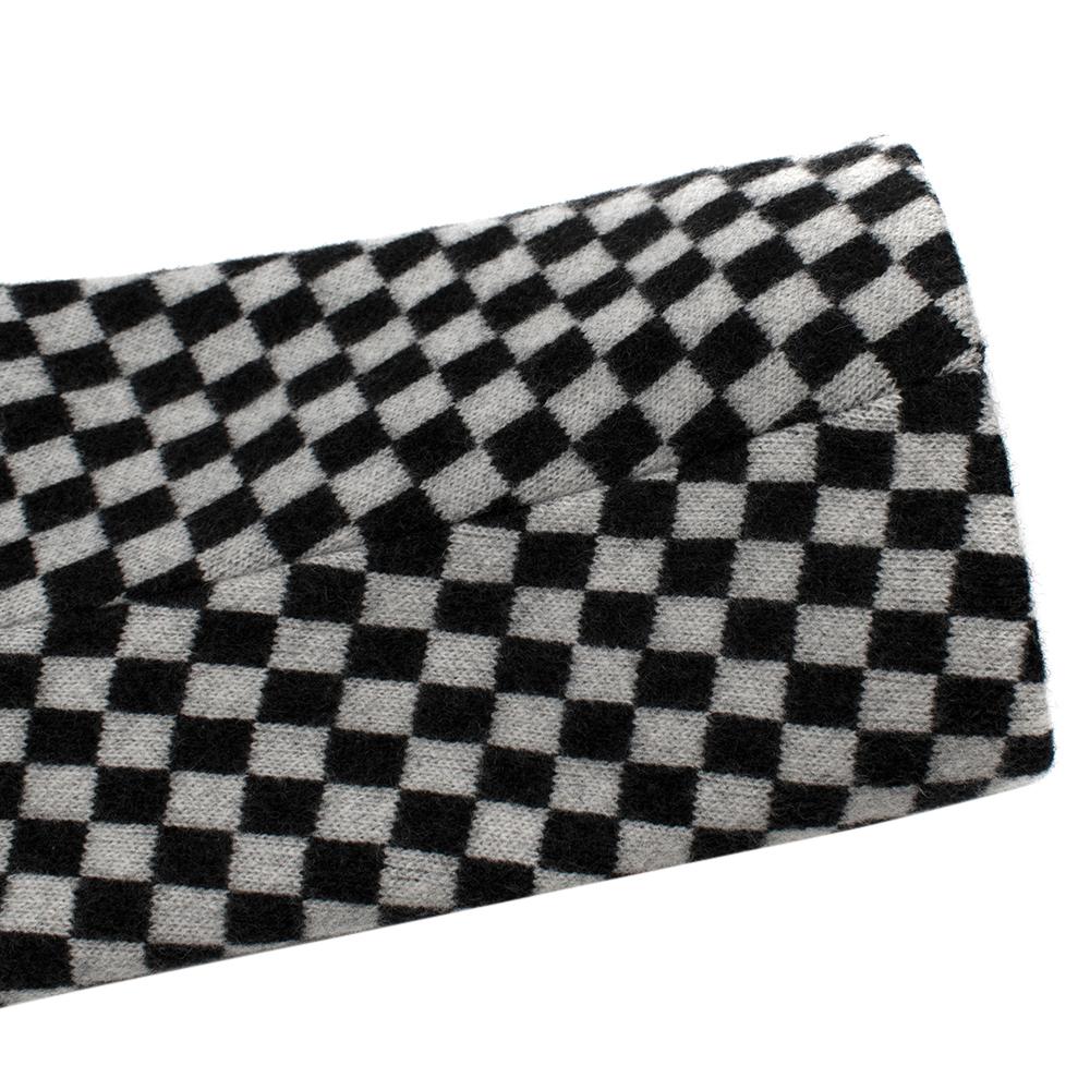 Haider Ackermann Schachbrettmuster-Mantel FR38 im Zustand „Neu“ in London, GB