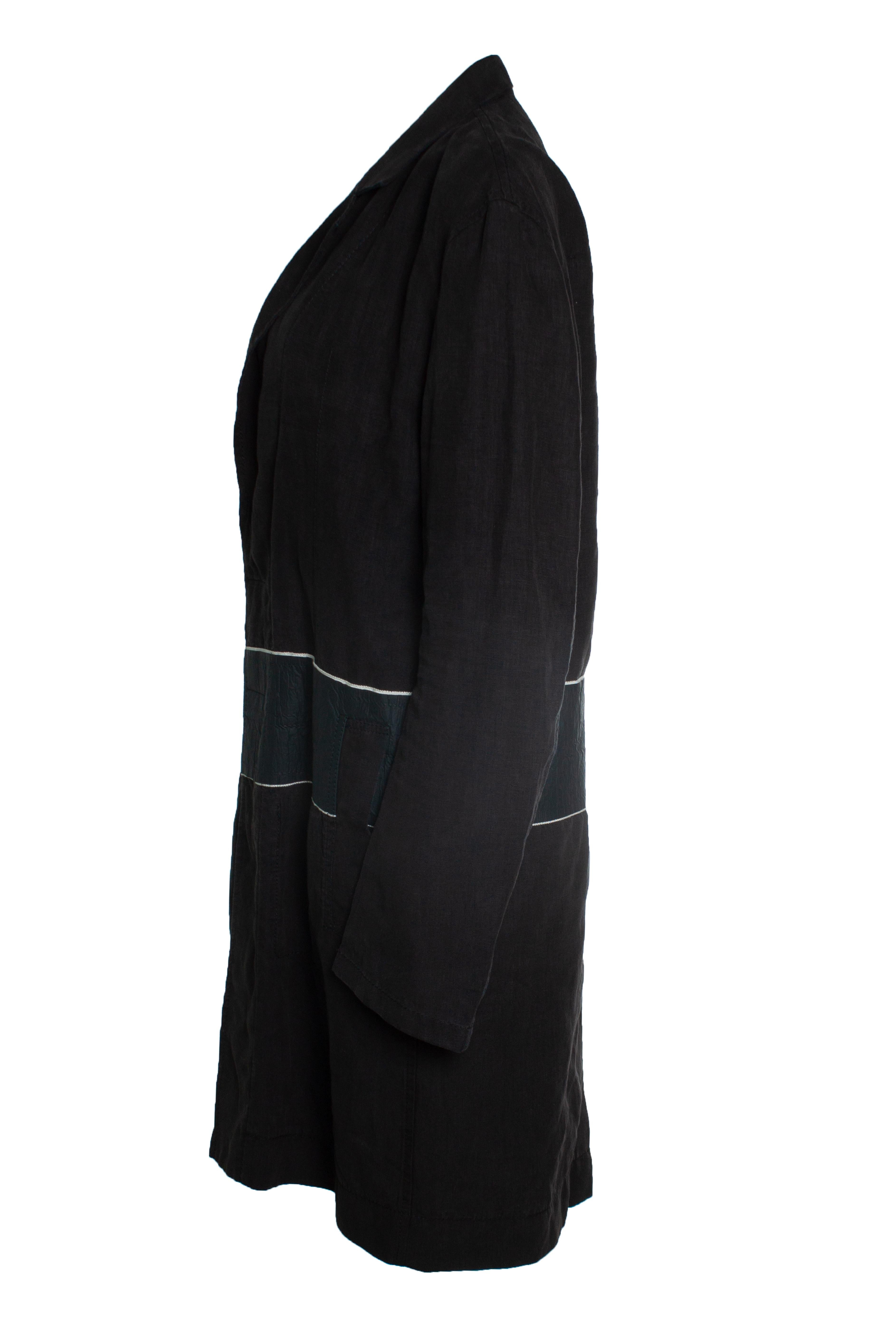 Black Haider Ackermann, Light weight blazer coat For Sale