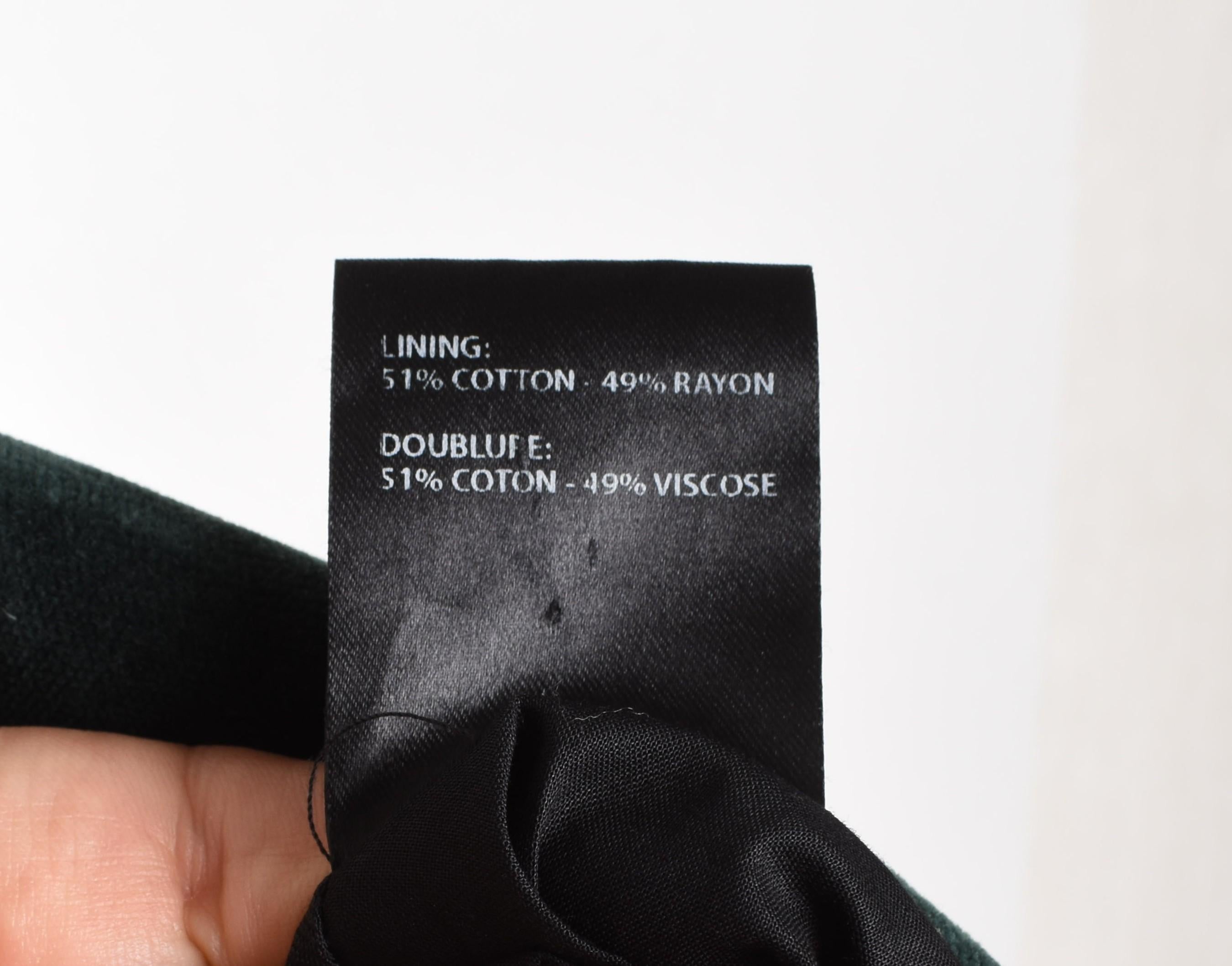 Haider Ackermann Men Jacket Velour One Button Blazer Size 54-L For Sale 3