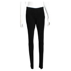 Haider Ackermann Pants Skinny Stretch Suede Leather Leggings 2009 Collection