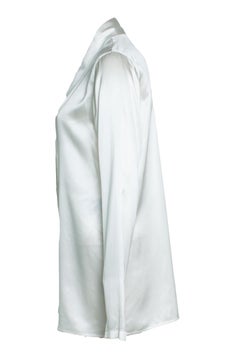 Haider Ackermann, Silk blouse in ecru