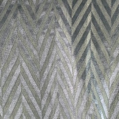 HAIDER ACKERMANN Size 32 Green Herringbone Jacquard Linen Silk Cropped Casual Pants