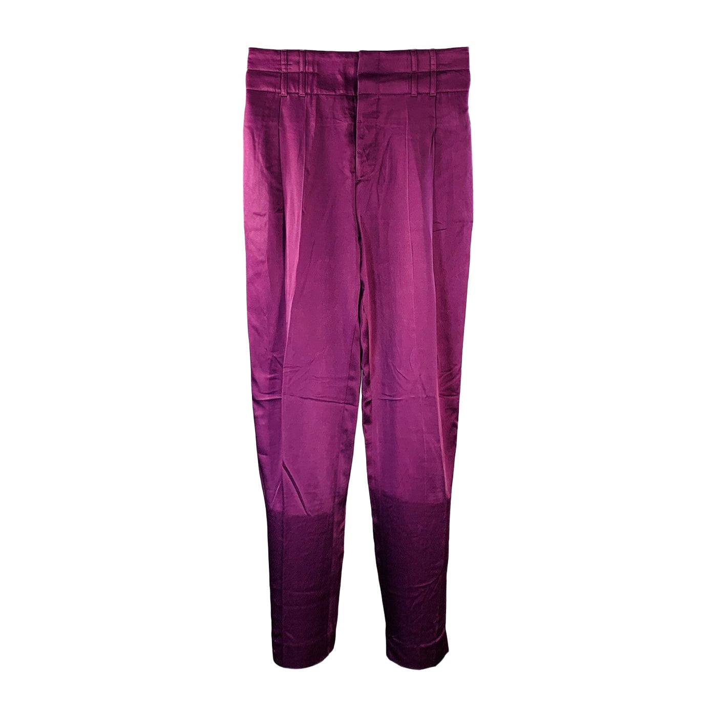 HAIDER ACKERMANN Size 32 Purple Acetate Blend High Waisted Casual Pants