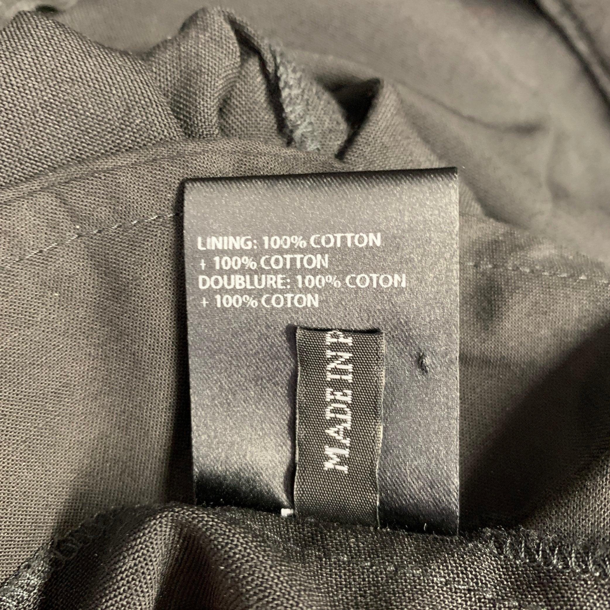 HAIDER ACKERMANN Size 34 Black Wool Polyamide Drop Crotch Dress Pants For Sale 1