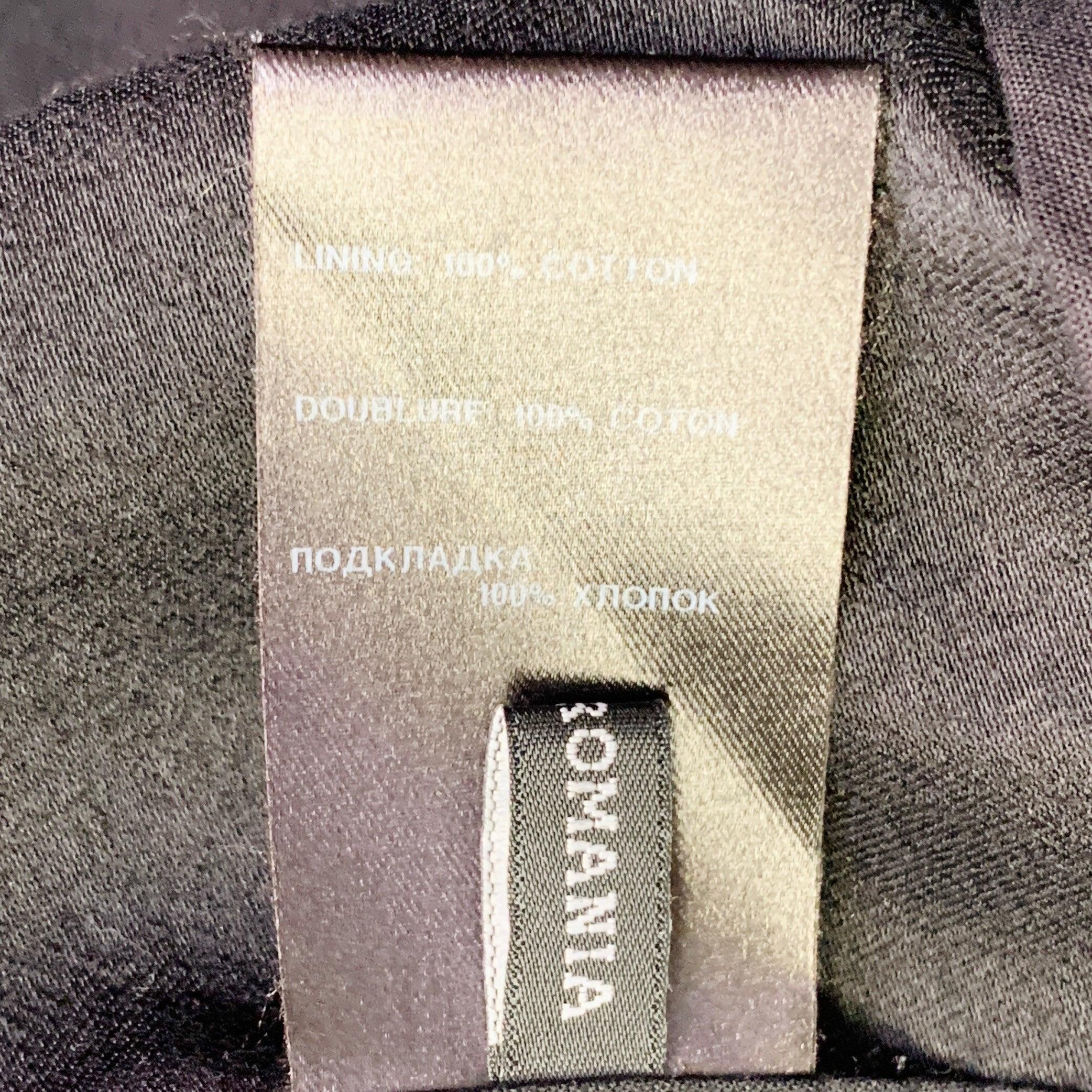 De las mujeres HAIDER ACKERMANN Talla 6 Gris Plata Lana Seda Pitillo Pantalones de vestir en venta