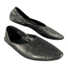 Haider Ackermann Taglia 8 Mocassini in pelle di serpente nera