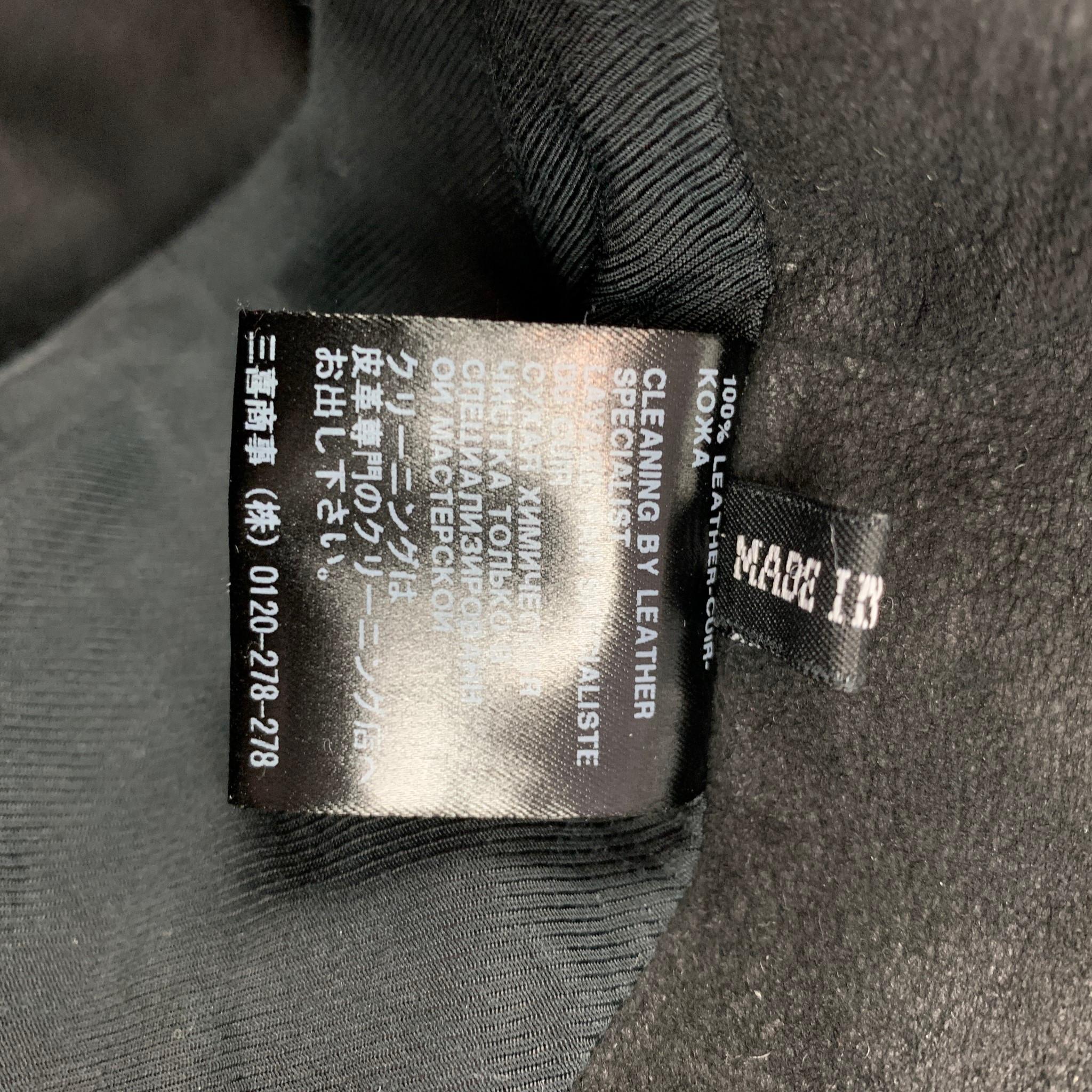HAIDER ACKERMANN Chaleco con cremallera de ante negro talla S en Bueno Estado en San Francisco, CA