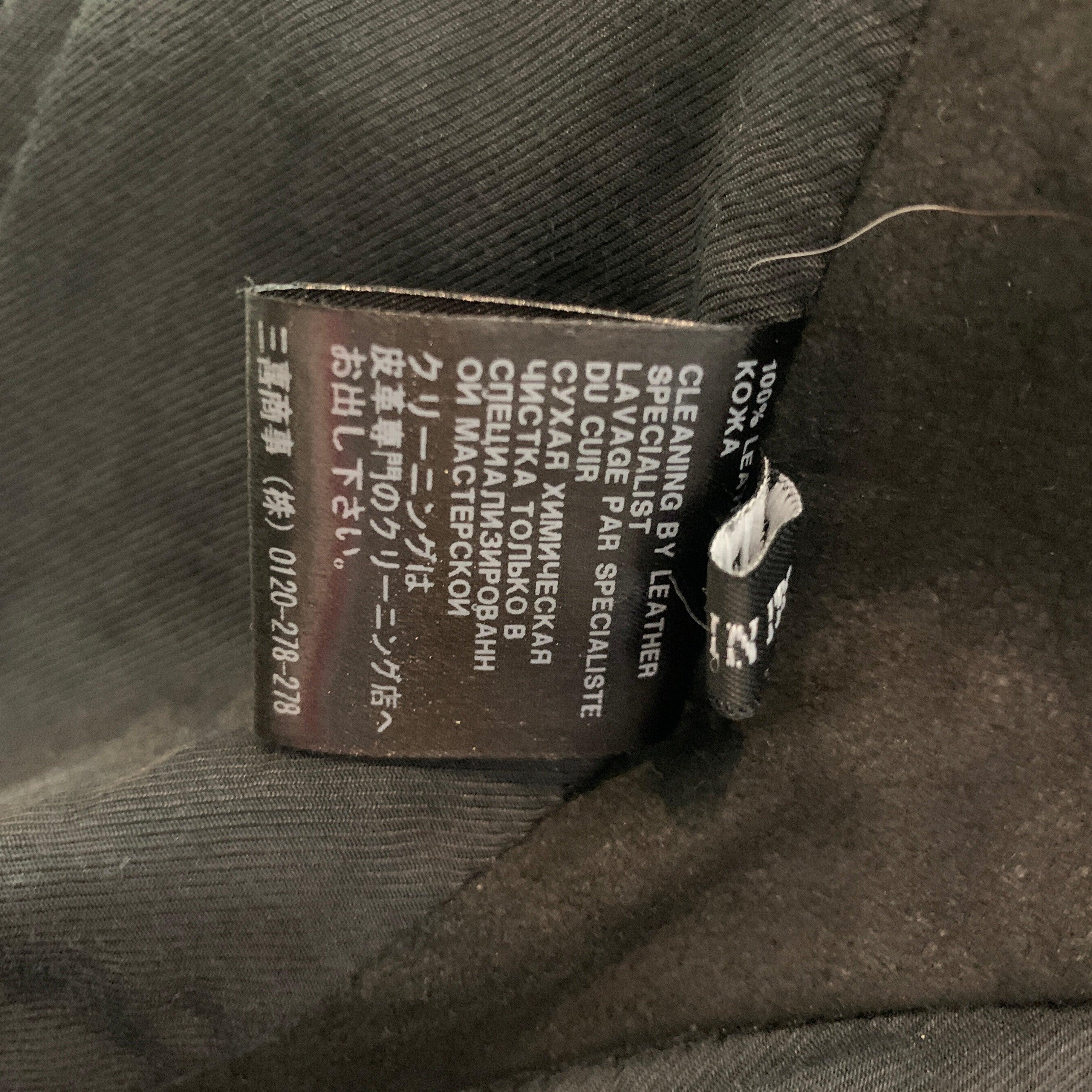 HAIDER ACKERMANN Size S Black Suede Zip Up Vest For Sale 2