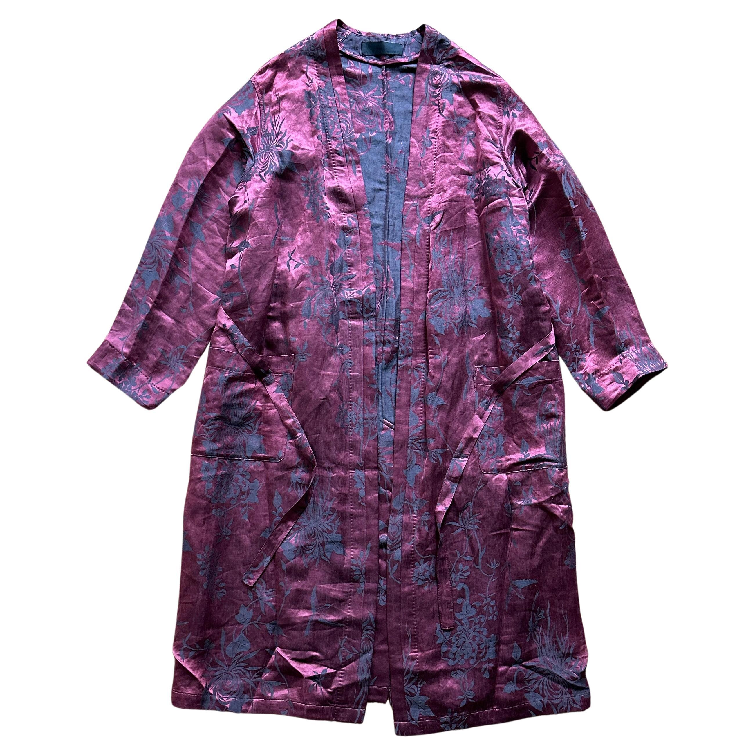 Haider Ackermann SS15 Oversized Floral Kimono Coat For Sale