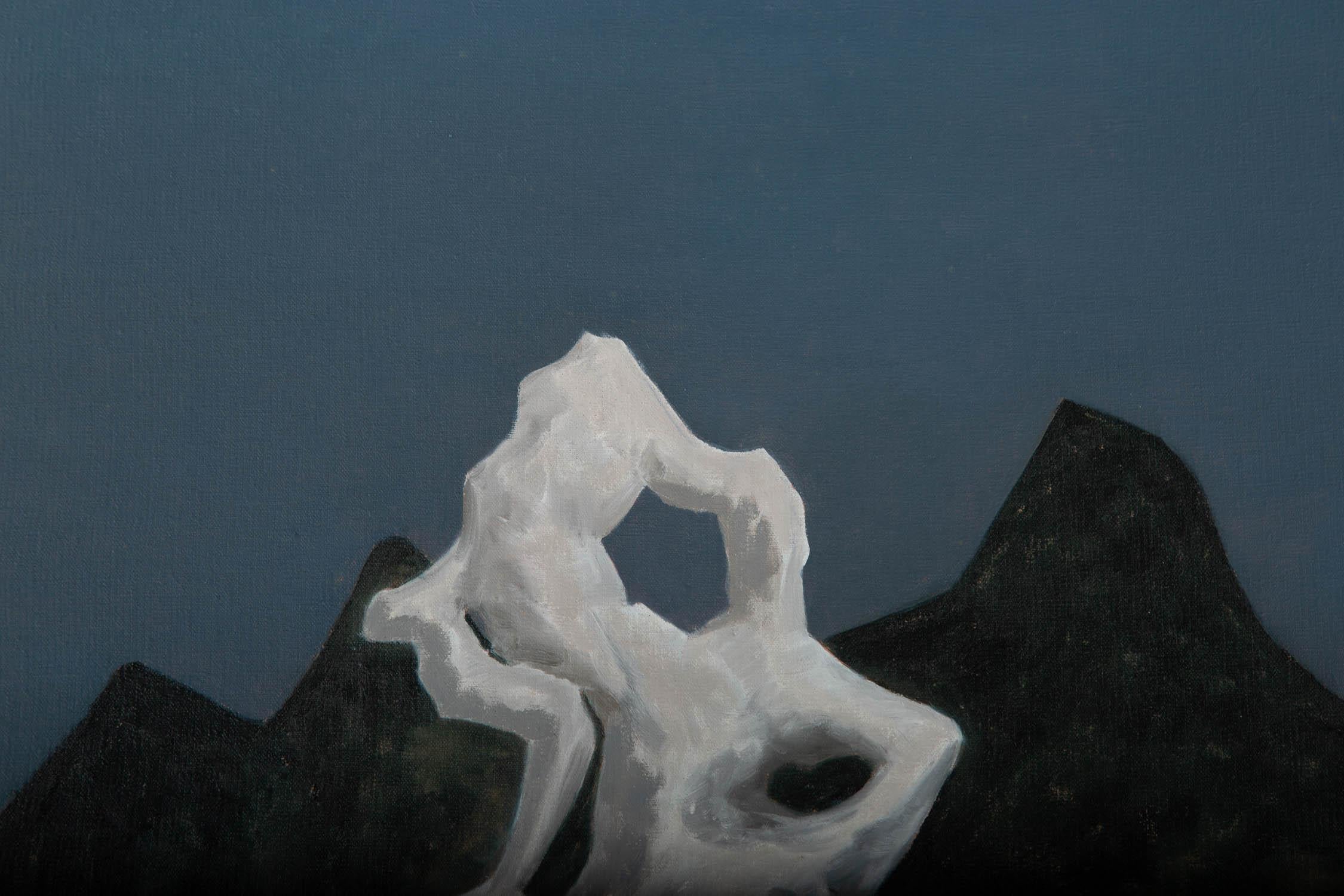 HaiJun Chen Pittura a olio originale surrealista 