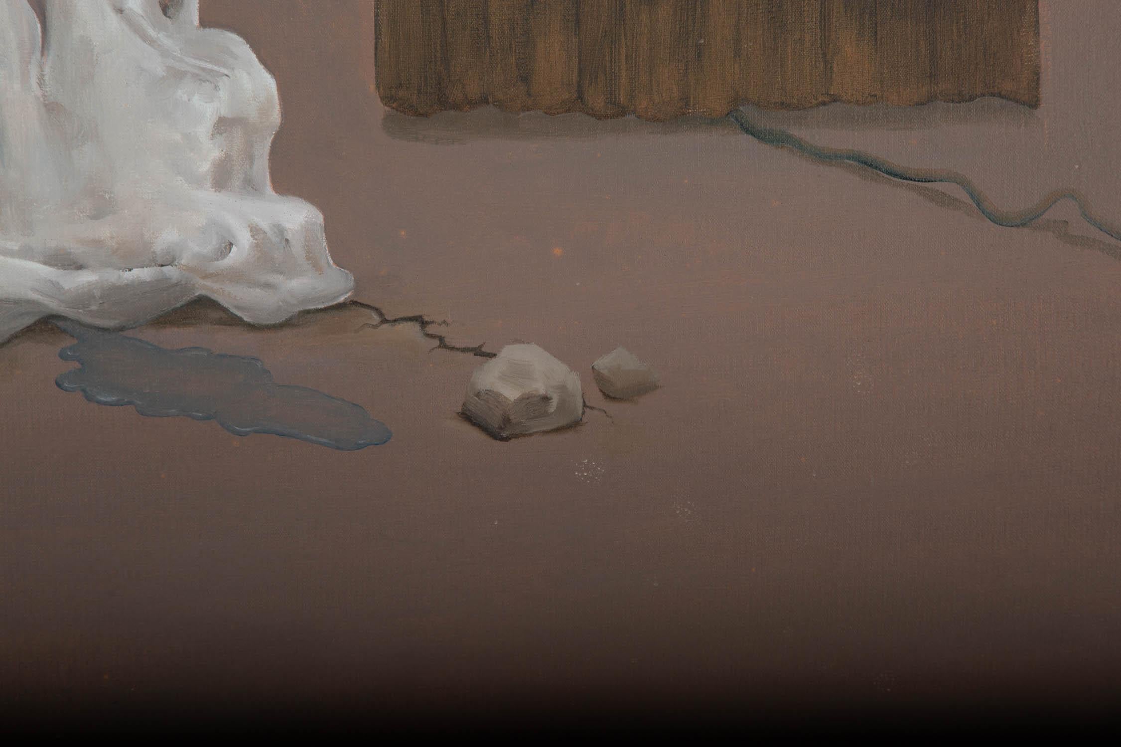 HaiJun Chen Pittura a olio originale surrealista 