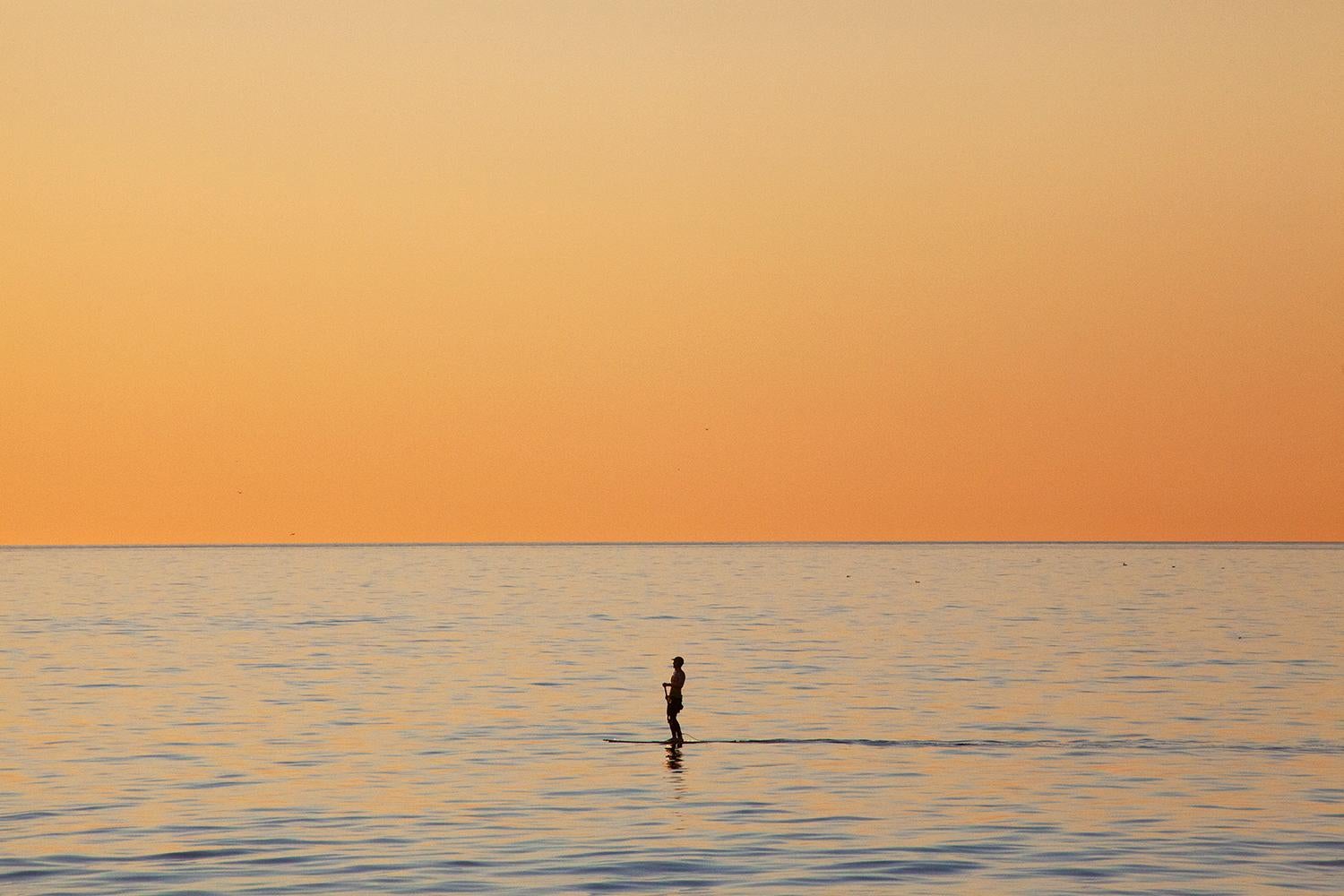 Haik Kocharian Landscape Photograph - "Surfing Color", Santa Monica, 2011