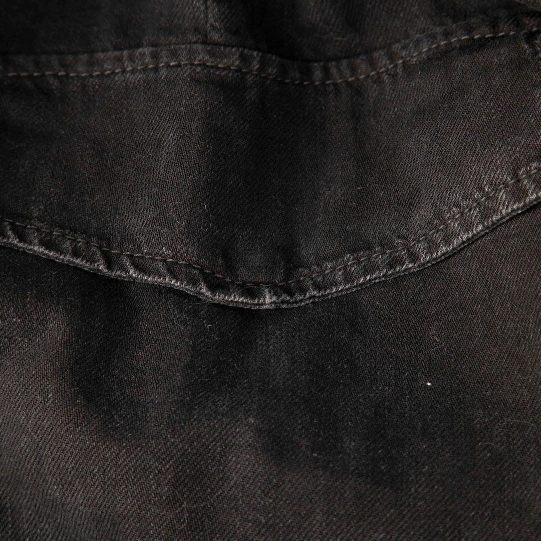 Haikure Jeans Cargo a gamba larga in denim nero taglia S In condizioni Nuovo in vendita a London, GB