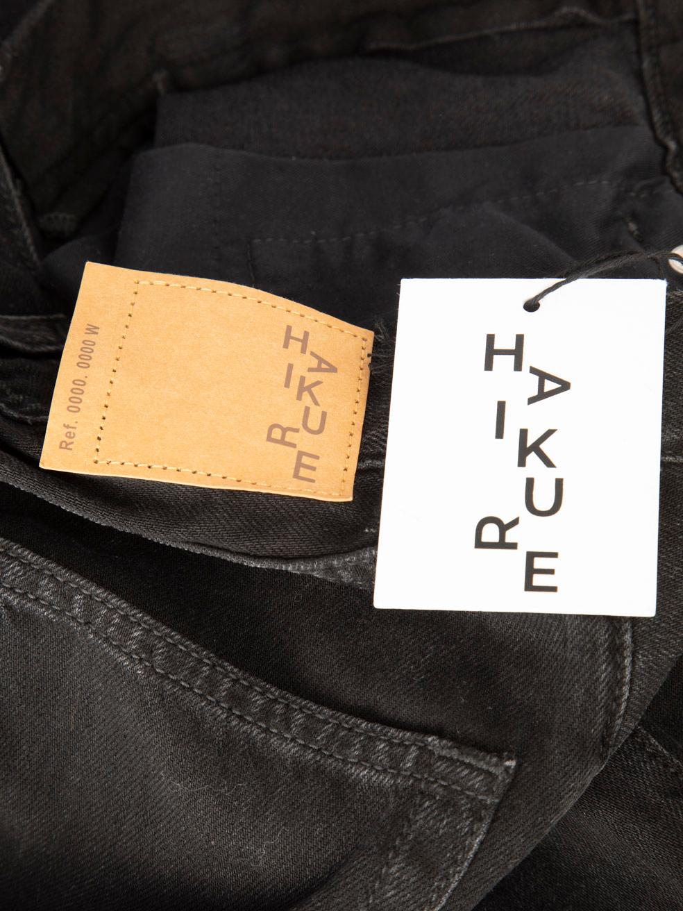Donna Haikure Jeans Cargo a gamba larga in denim nero taglia S in vendita