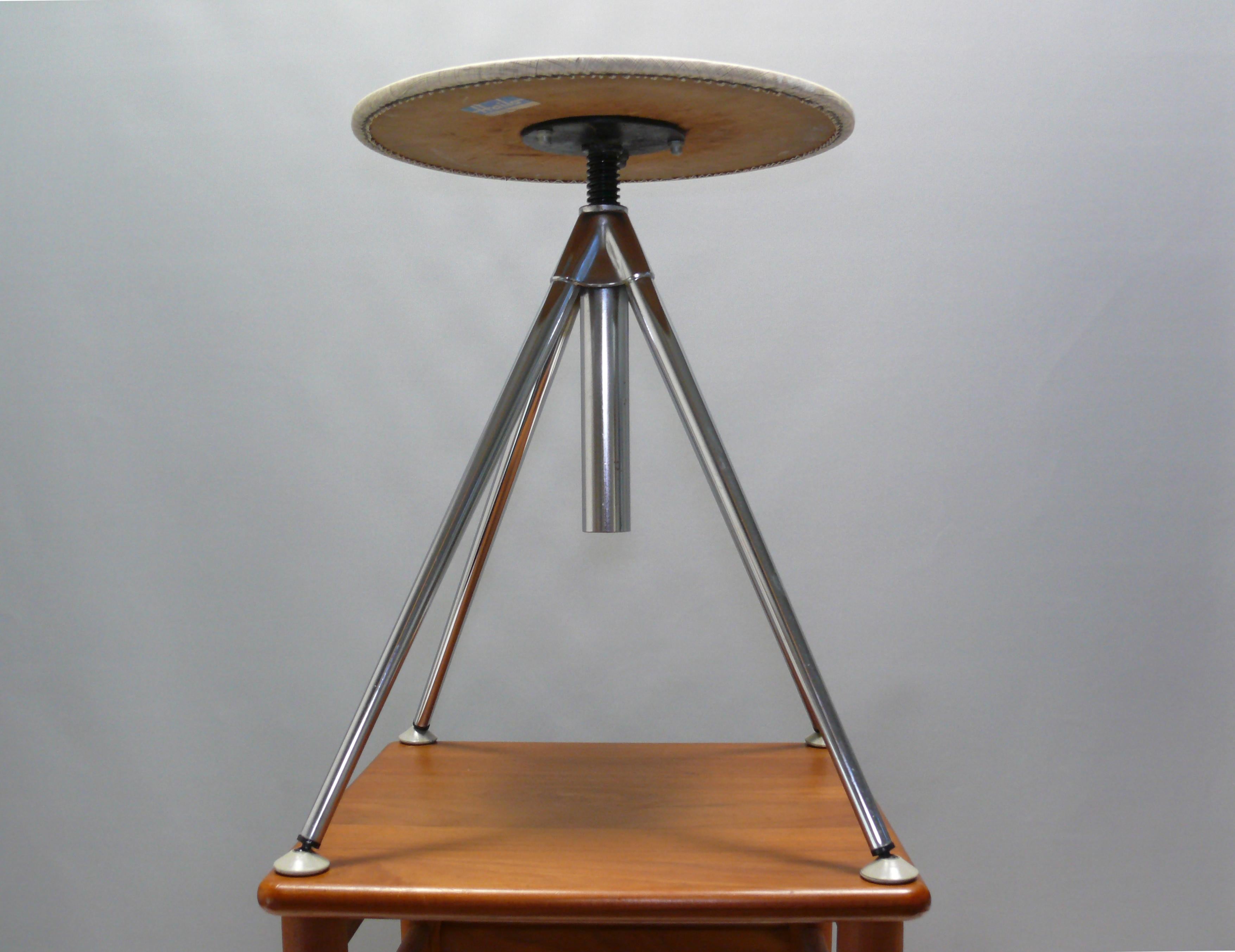Moderne Tabouret pivotant Hailo, Allemagne, années 1960 en vente