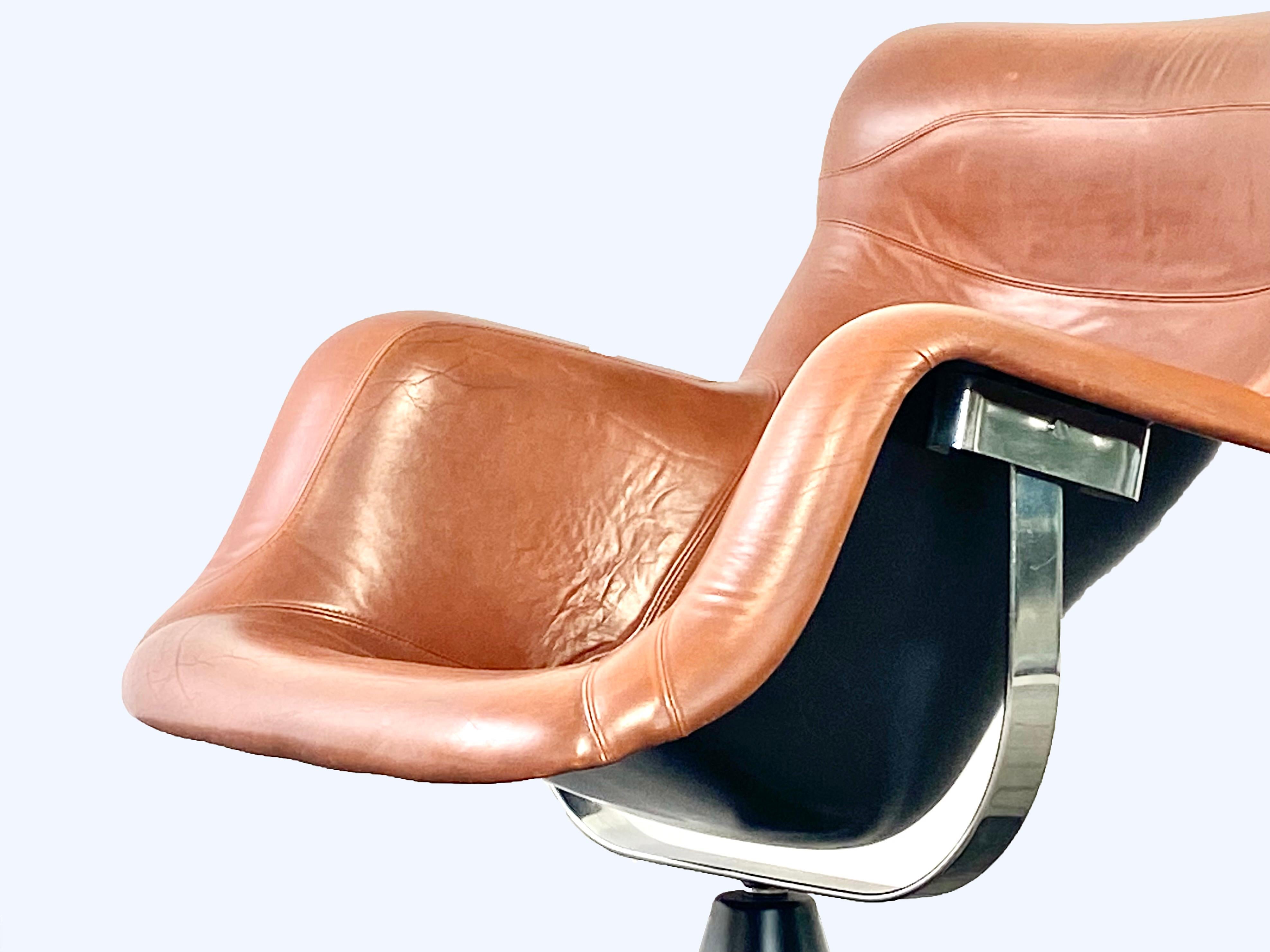 Finnish Haimi Oy Karuselli Lounge Chair Designed by Yrjö Kukkapuro For Sale