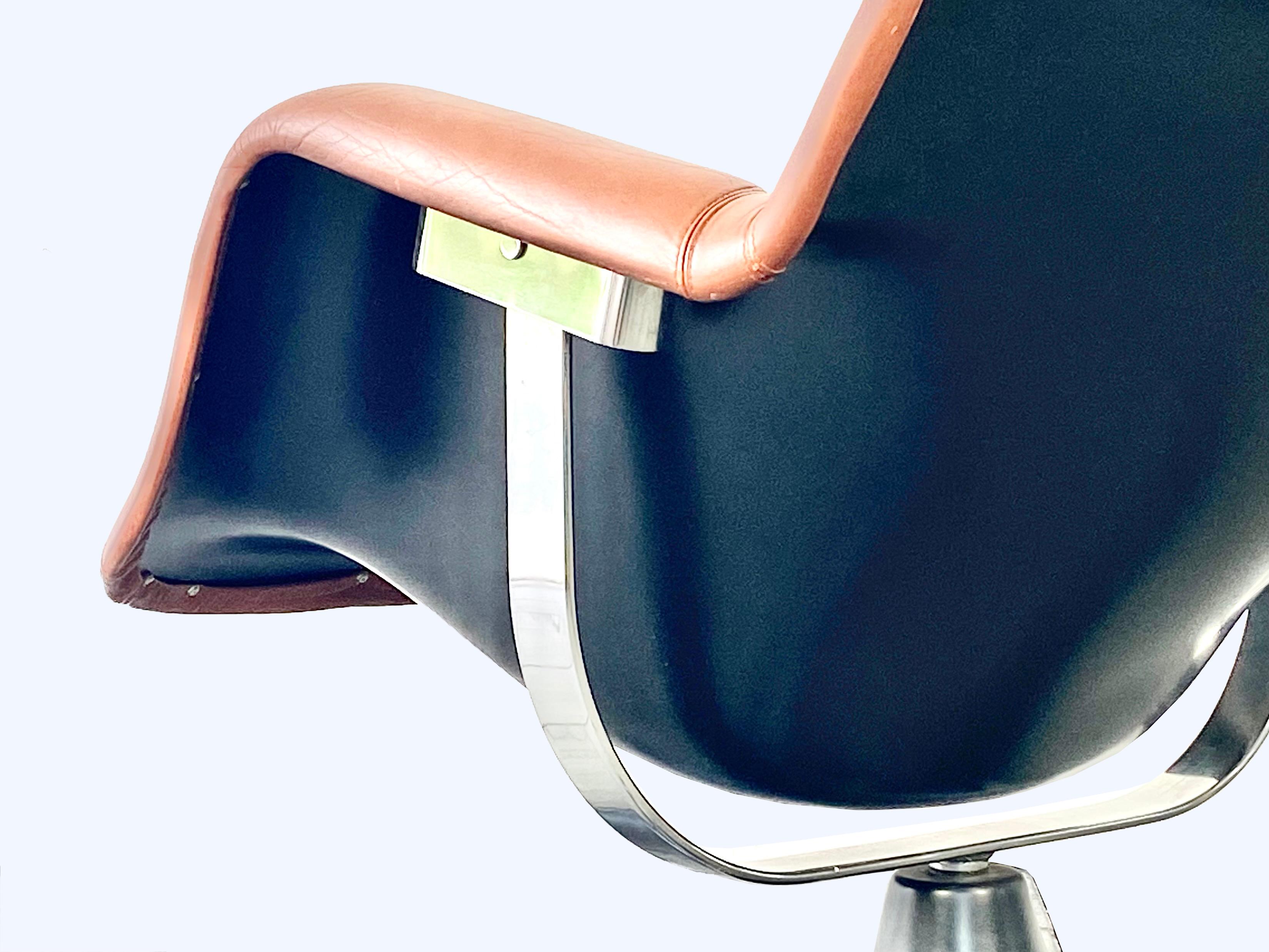 Mid-20th Century Haimi Oy Karuselli Lounge Chair Designed by Yrjö Kukkapuro For Sale