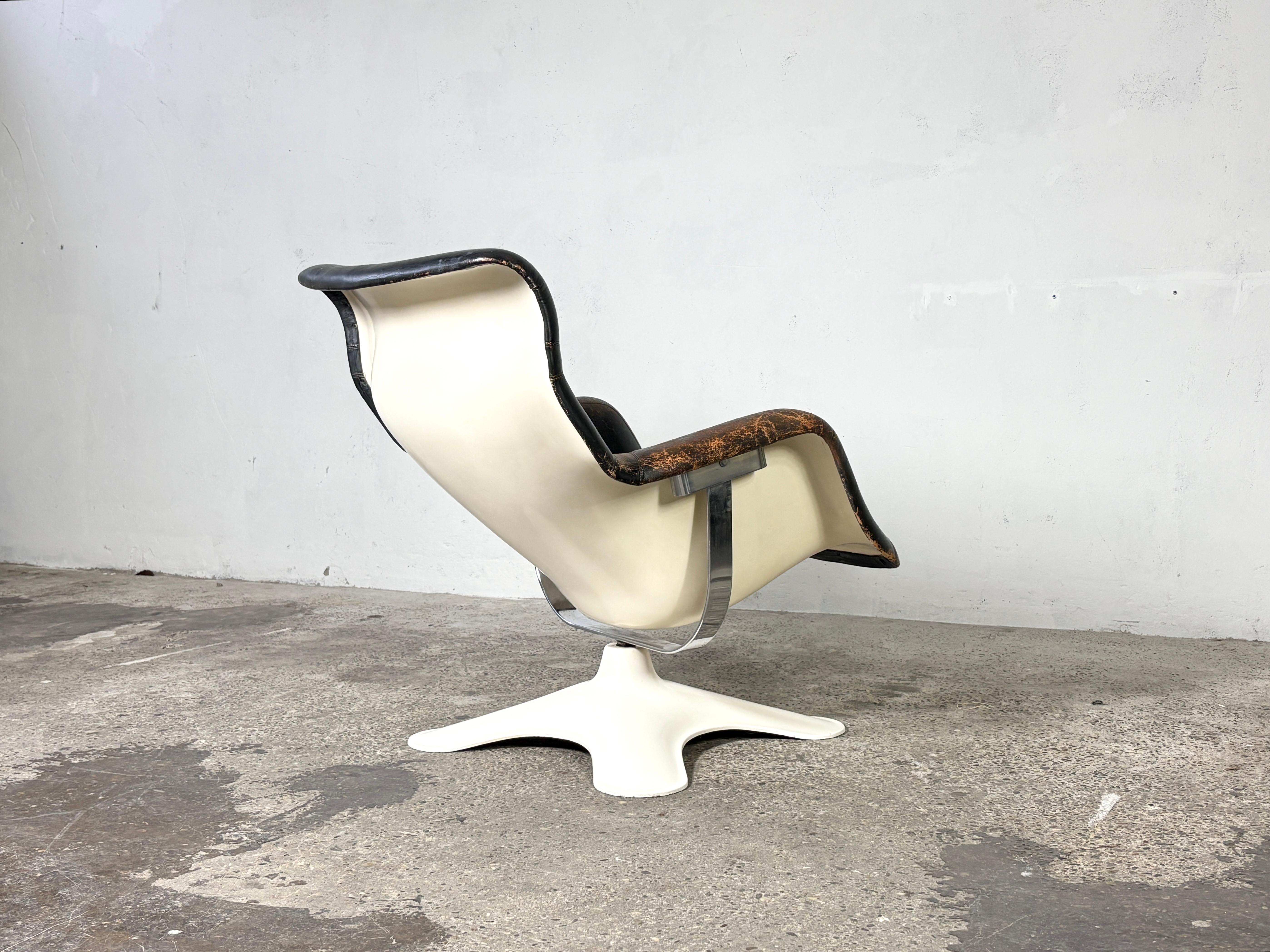 Acier Haimi Oy Chaise longue Karuselli Designée par Yrjö Kukkapuro en vente