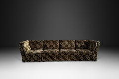 Divano componibile Hain & Thome modello 'Karlsruhe' in velluto su misura, Germania anni '70