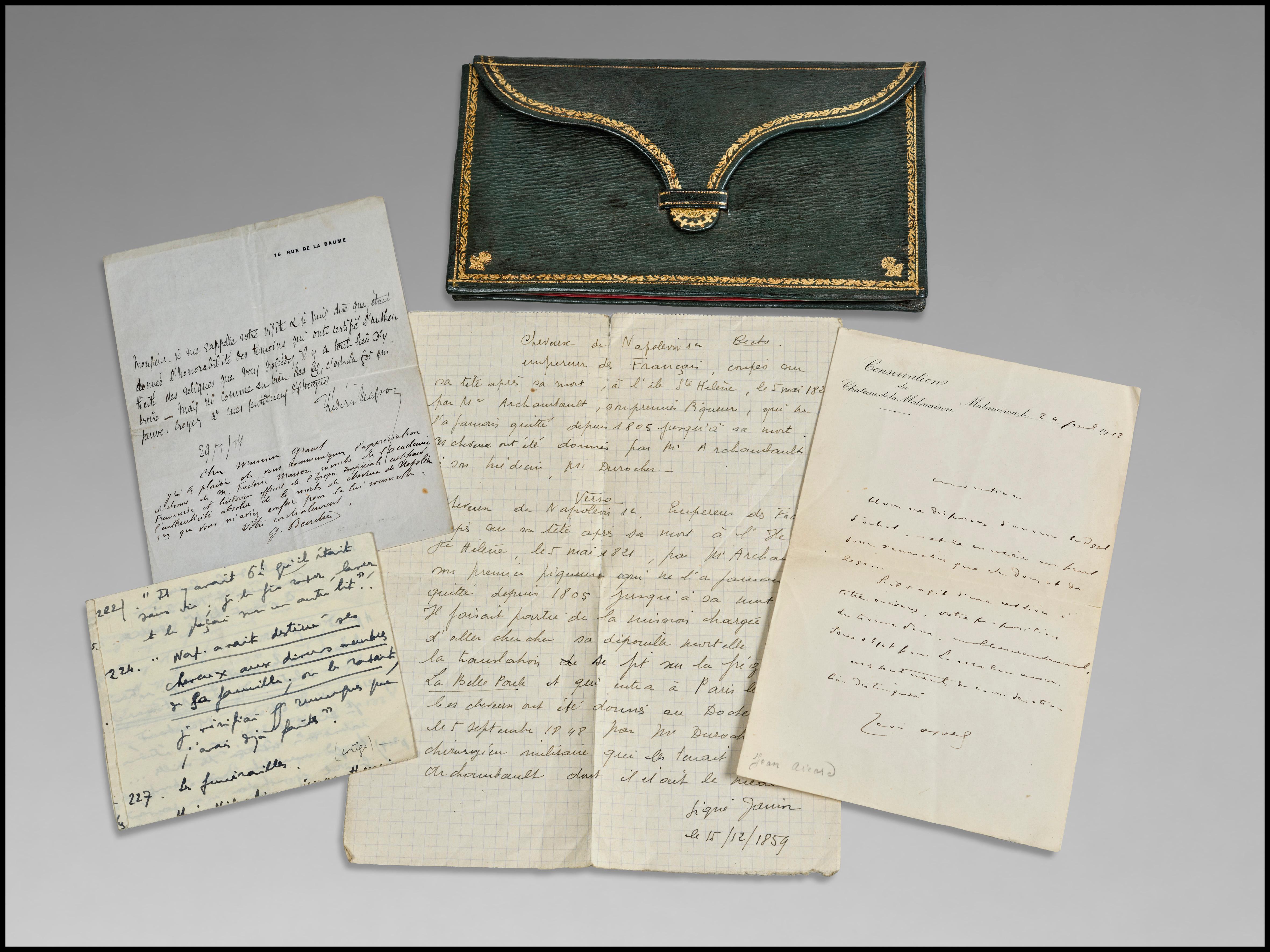 19th Century Hair of Napoleon Ist For Sale