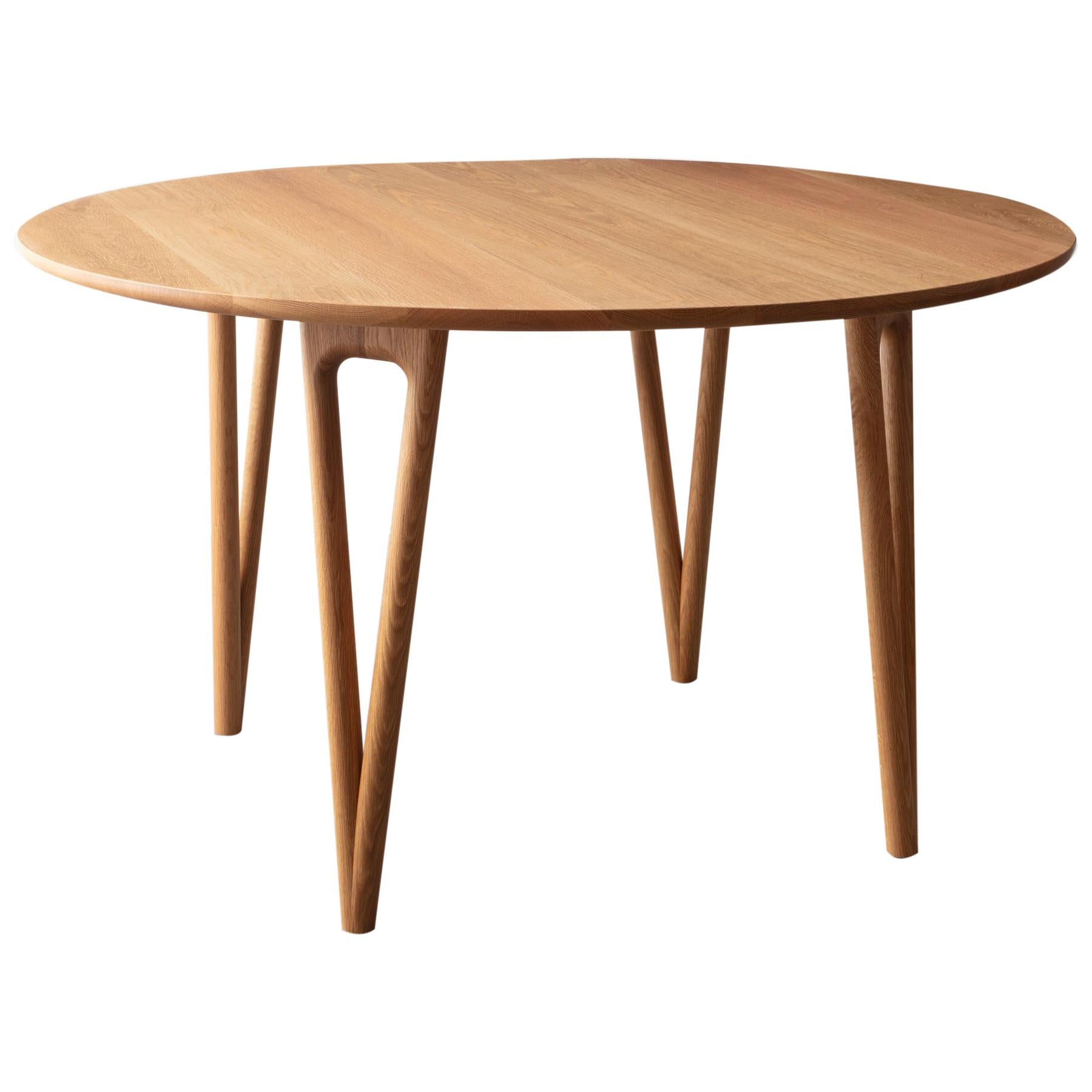 Hairpin Dining Table, Solid Wood, Made to Measure Shapes & Size, Handmade in USA