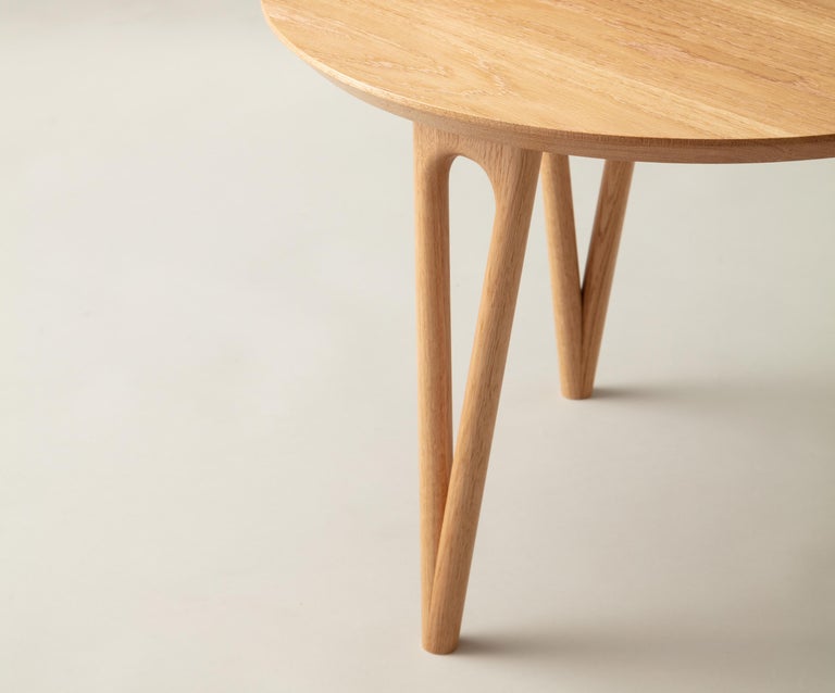 Hair Pin End, Side Table Shown in Black Walnut 18D x 18H, Made in USA