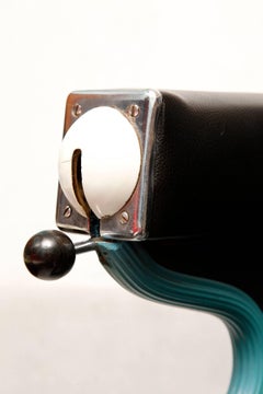 Hairdressing Chair, Niels Koefoed for Wella, Black Skai, 1950s