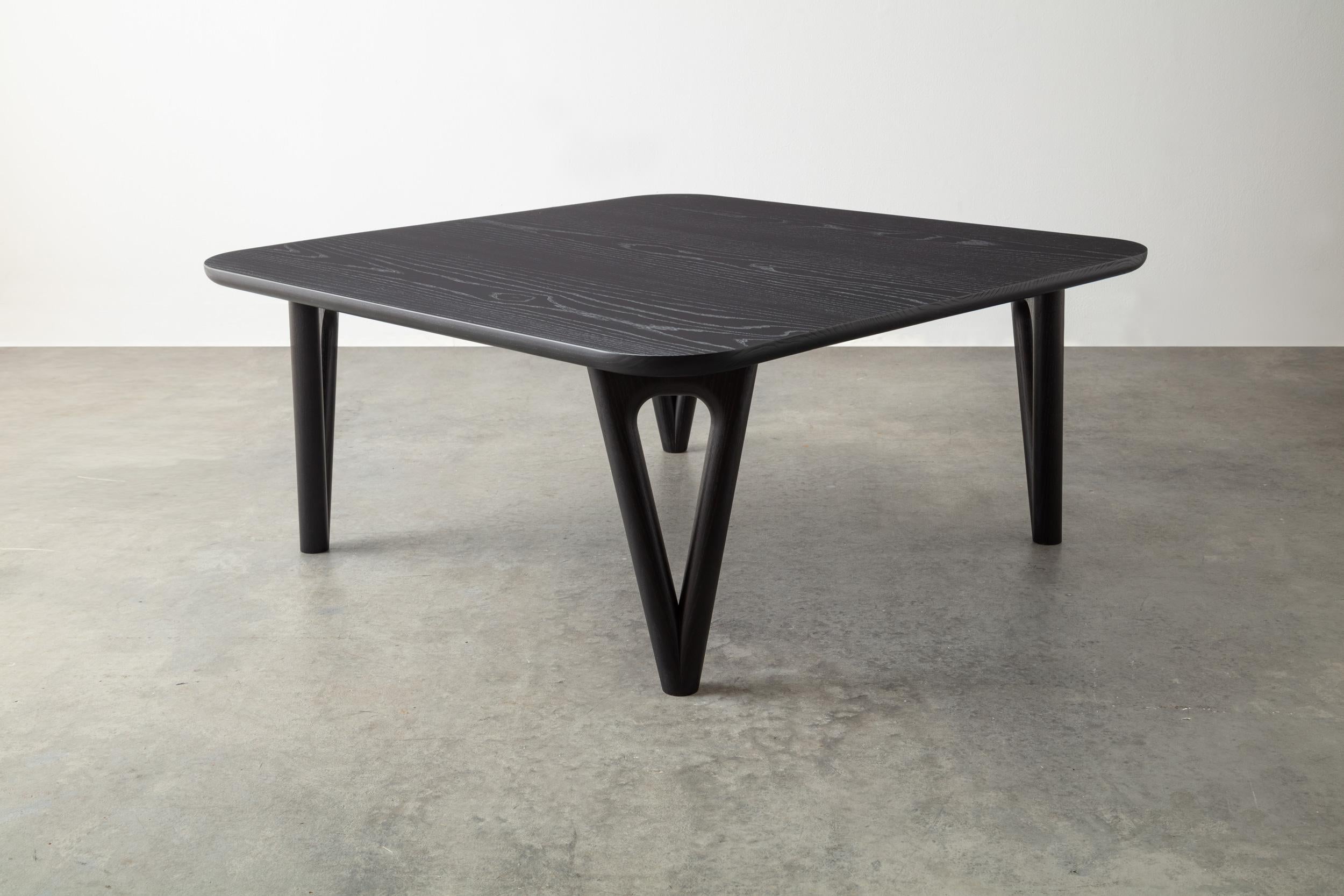 Hand-Crafted Hairpin Coffee Table Special Edition Square or Made to Measure Shapes and Sizes For Sale