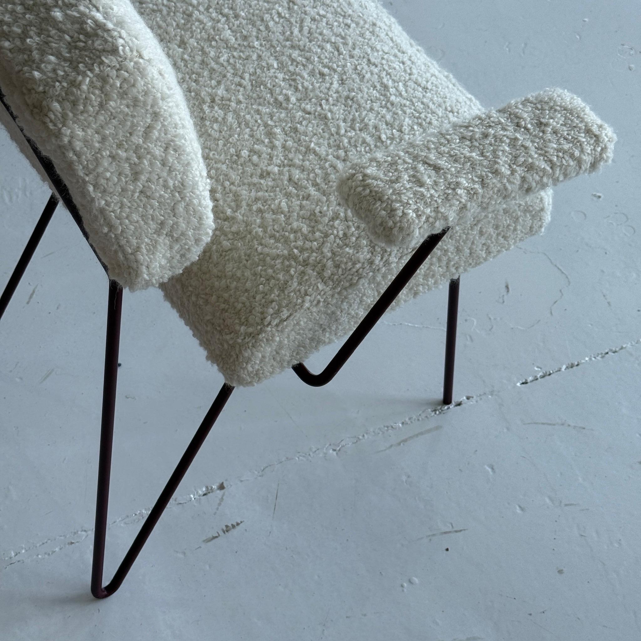 Chaises de salle à manger en fer à épingles à cheveux par Dorothy Schindele en vente 3