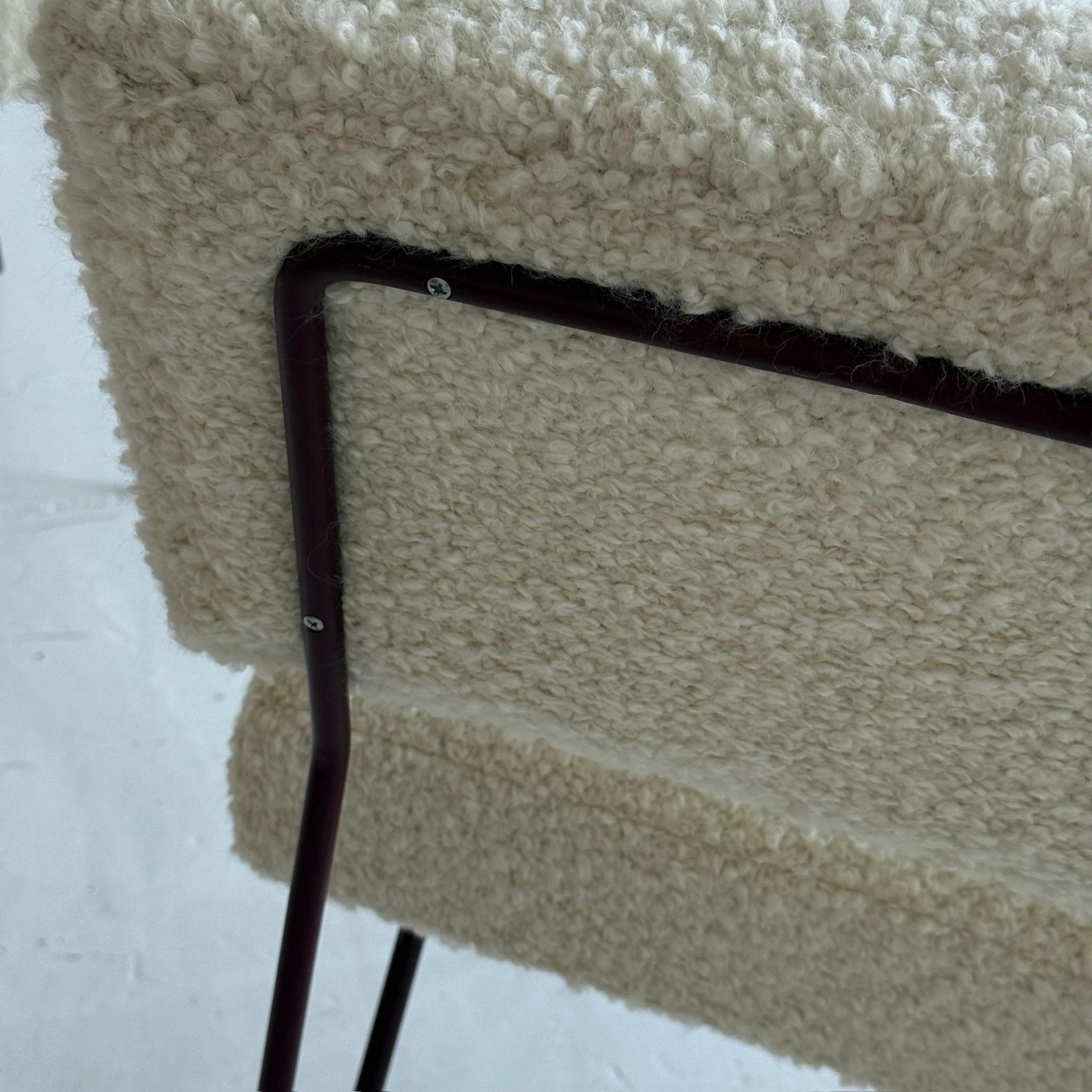 Chaises de salle à manger en fer à épingles à cheveux par Dorothy Schindele en vente 4