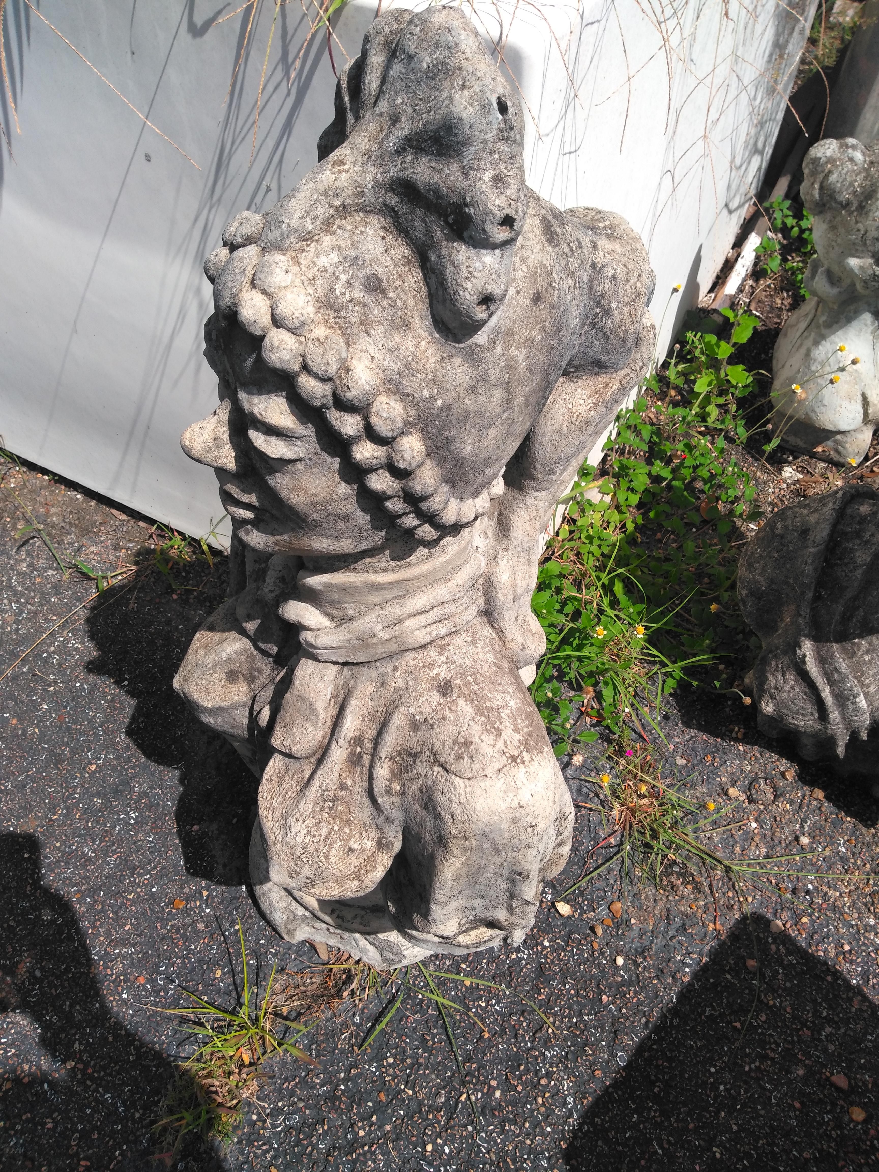 Haitianische Gartenskulptur im Zustand „Gut“ im Angebot in Pasadena, TX