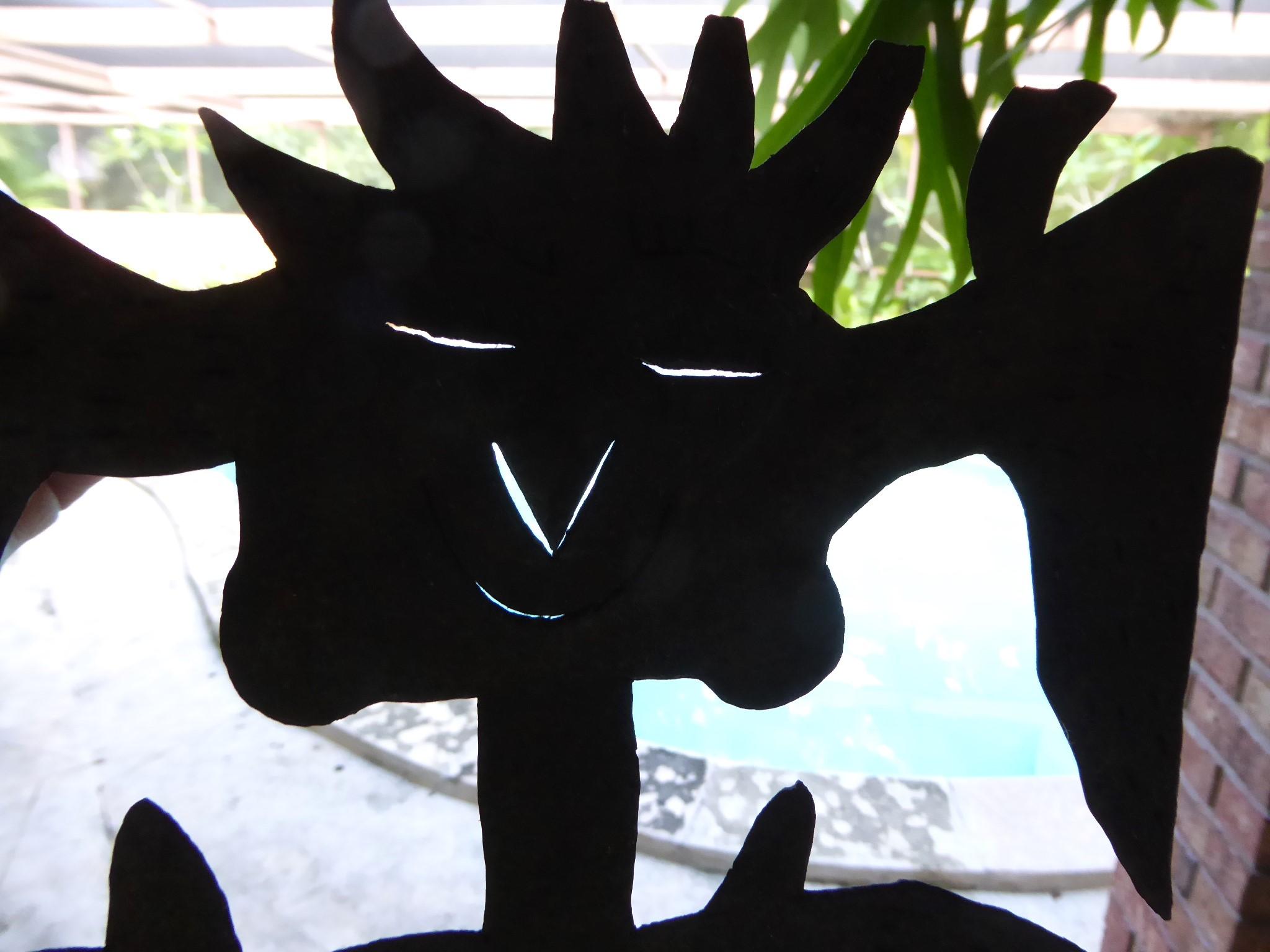 Haitian Naive Oil Drum Metal Wall Mounted Sculpture Haiti 1960s For Sale 2