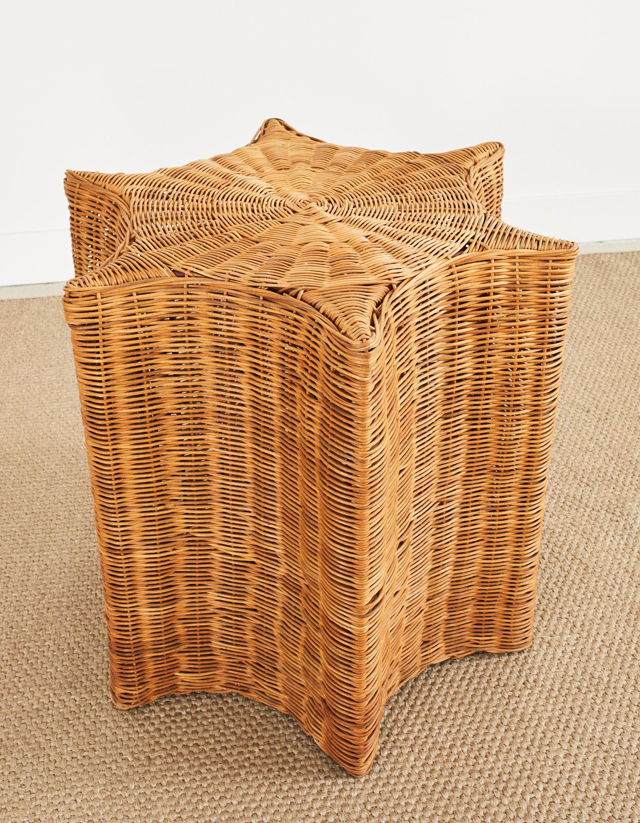 Haitian Organic Modern Woven Rattan Starfish Dining Table 5