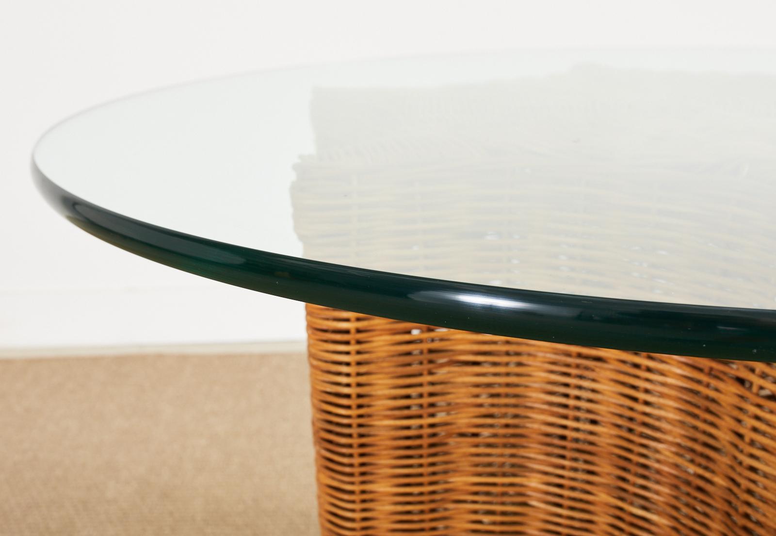 Haitian Organic Modern Woven Rattan Starfish Dining Table 3