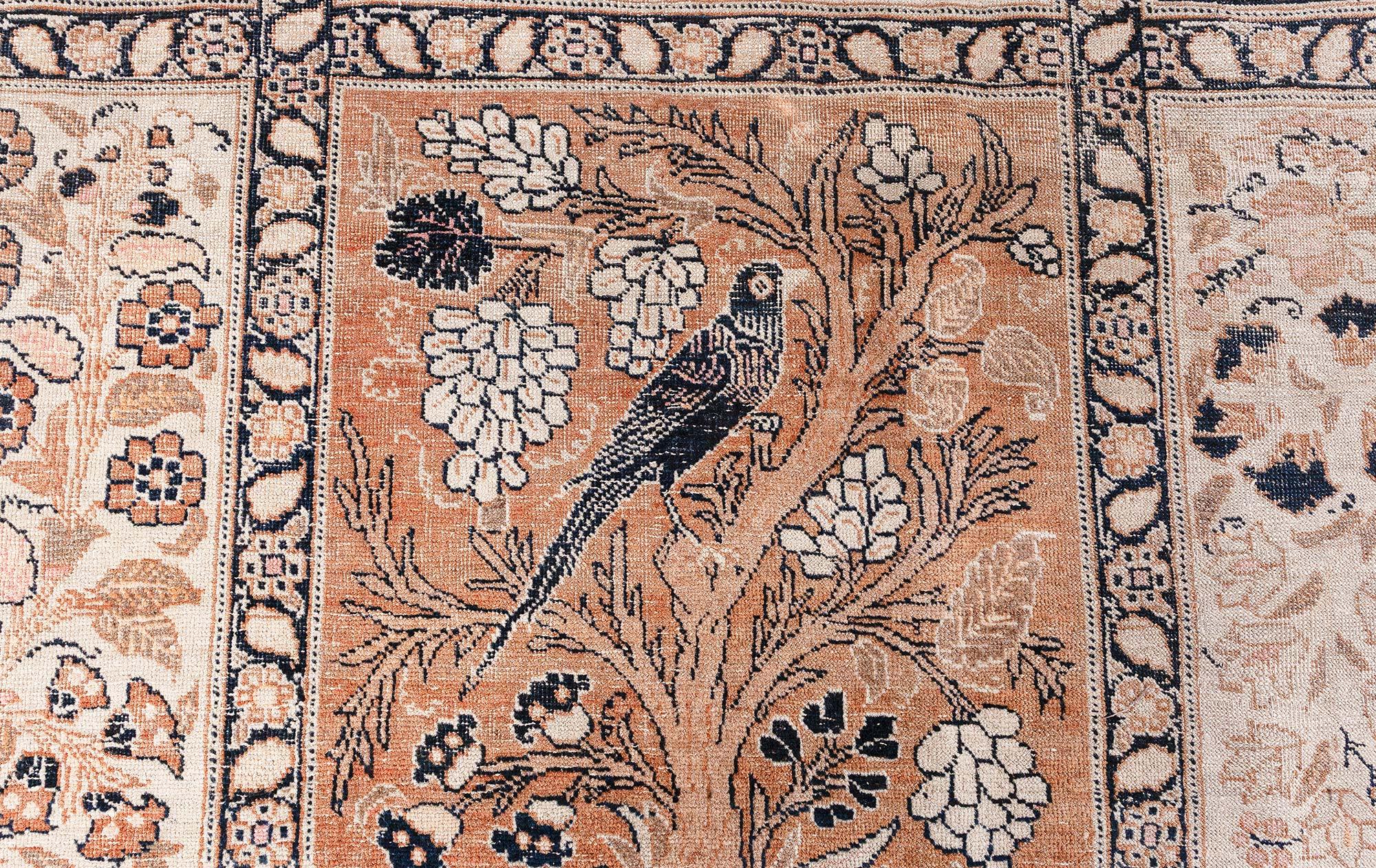 Haji Jalili Täbris-Teppich Doris Leslie Blau (Persisch) im Angebot