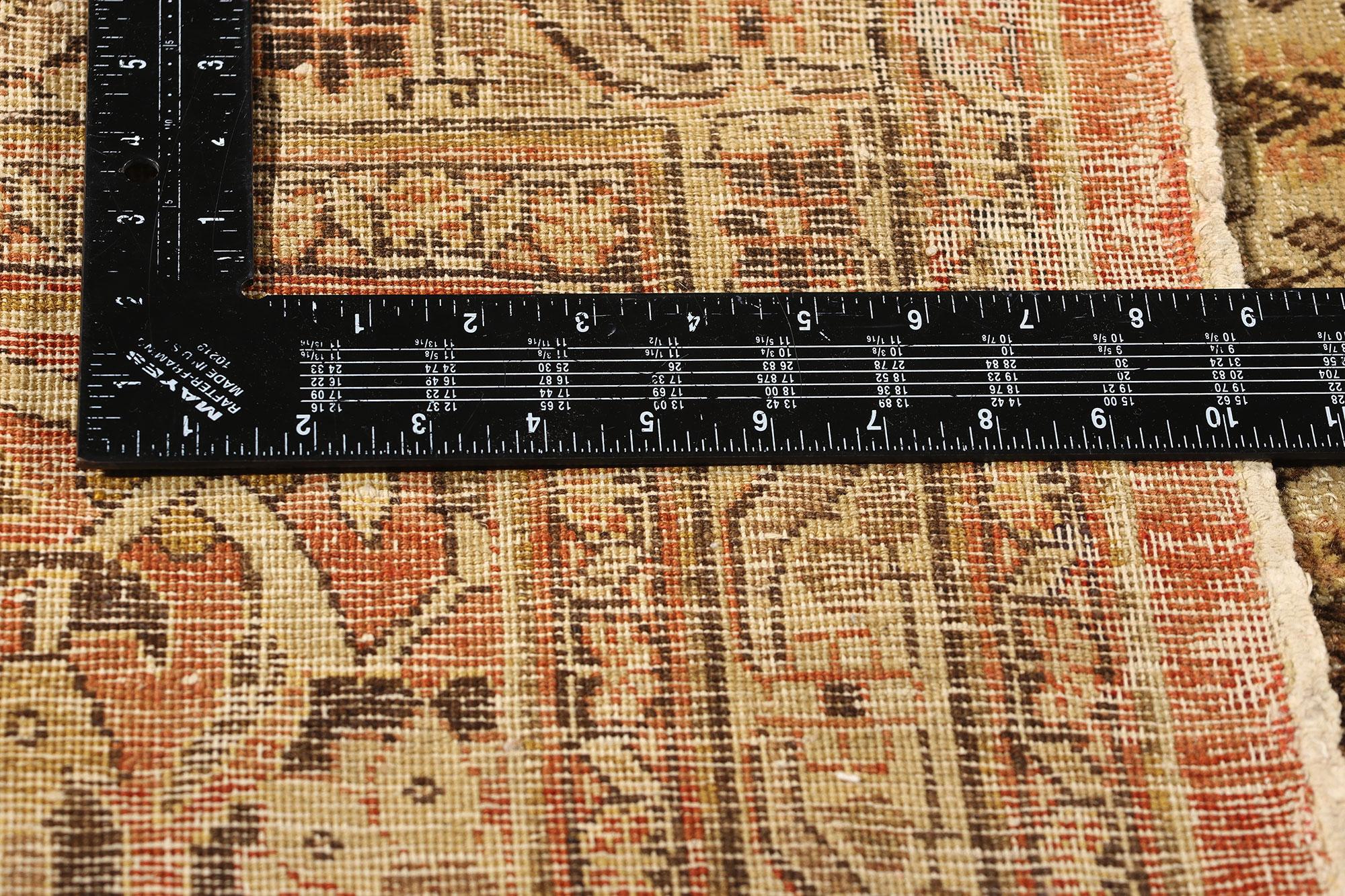 Tapis persan de Tabriz de Haji Khalili de la fin du XIXe siècle, de style Modernity en vente 4